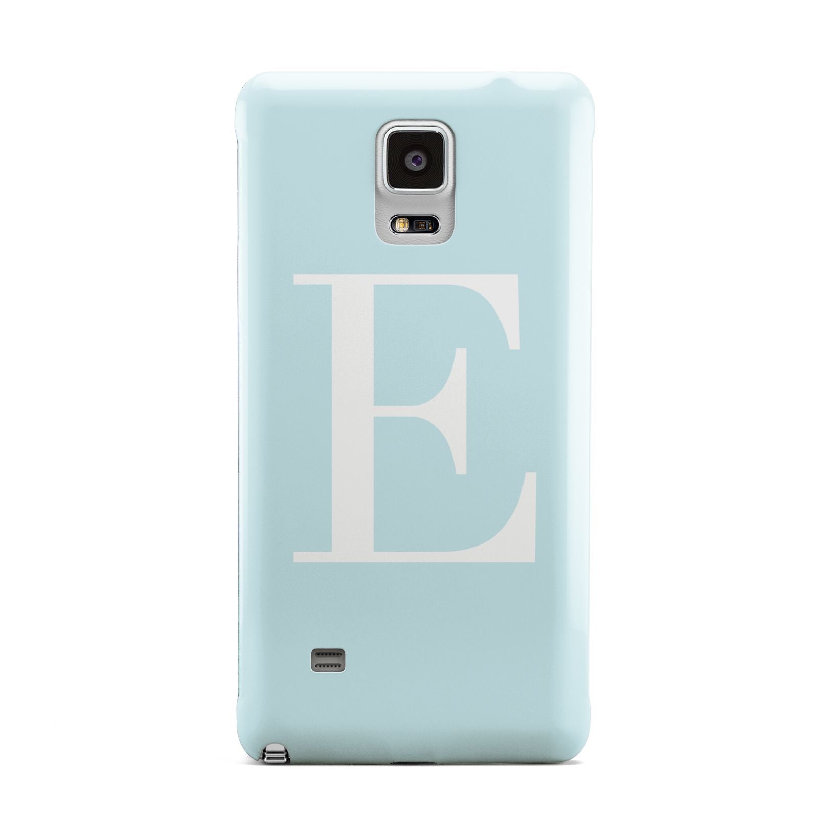 Blue with White Personalised Monogram Samsung Galaxy Note 4 Case