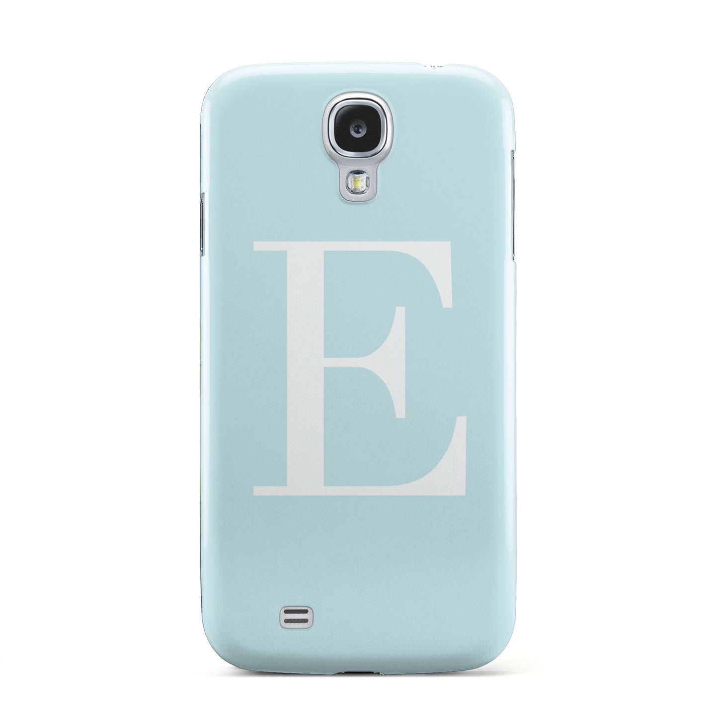 Blue with White Personalised Monogram Samsung Galaxy S4 Case