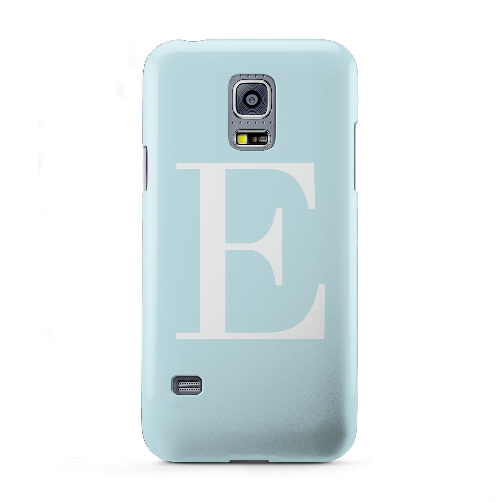 Blue with White Personalised Monogram Samsung Galaxy S5 Mini Case