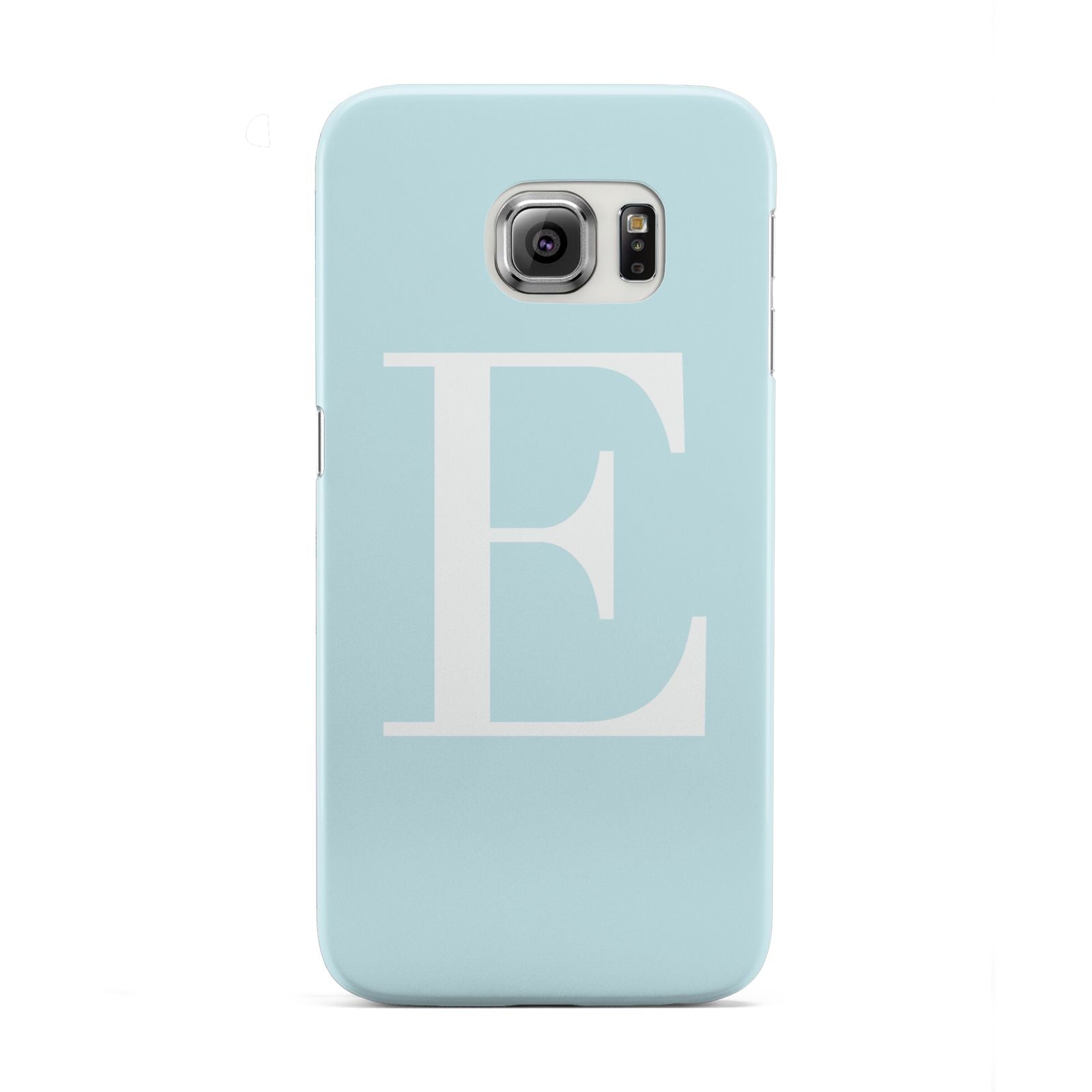 Blue with White Personalised Monogram Samsung Galaxy S6 Edge Case