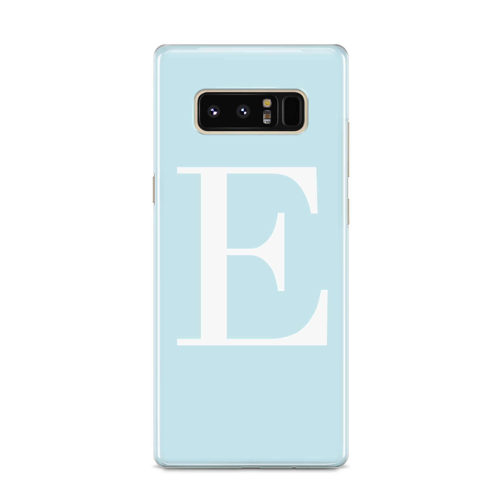 Blue with White Personalised Monogram Samsung Galaxy S8 Case