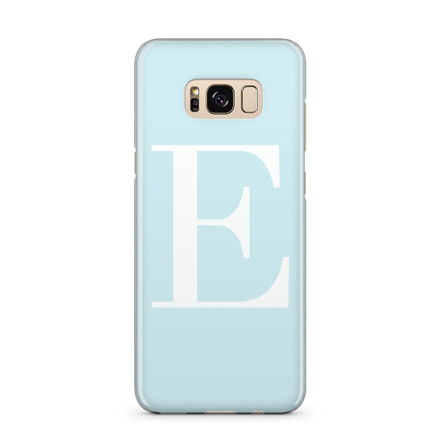 Blue with White Personalised Monogram Samsung Galaxy S8 Plus Case