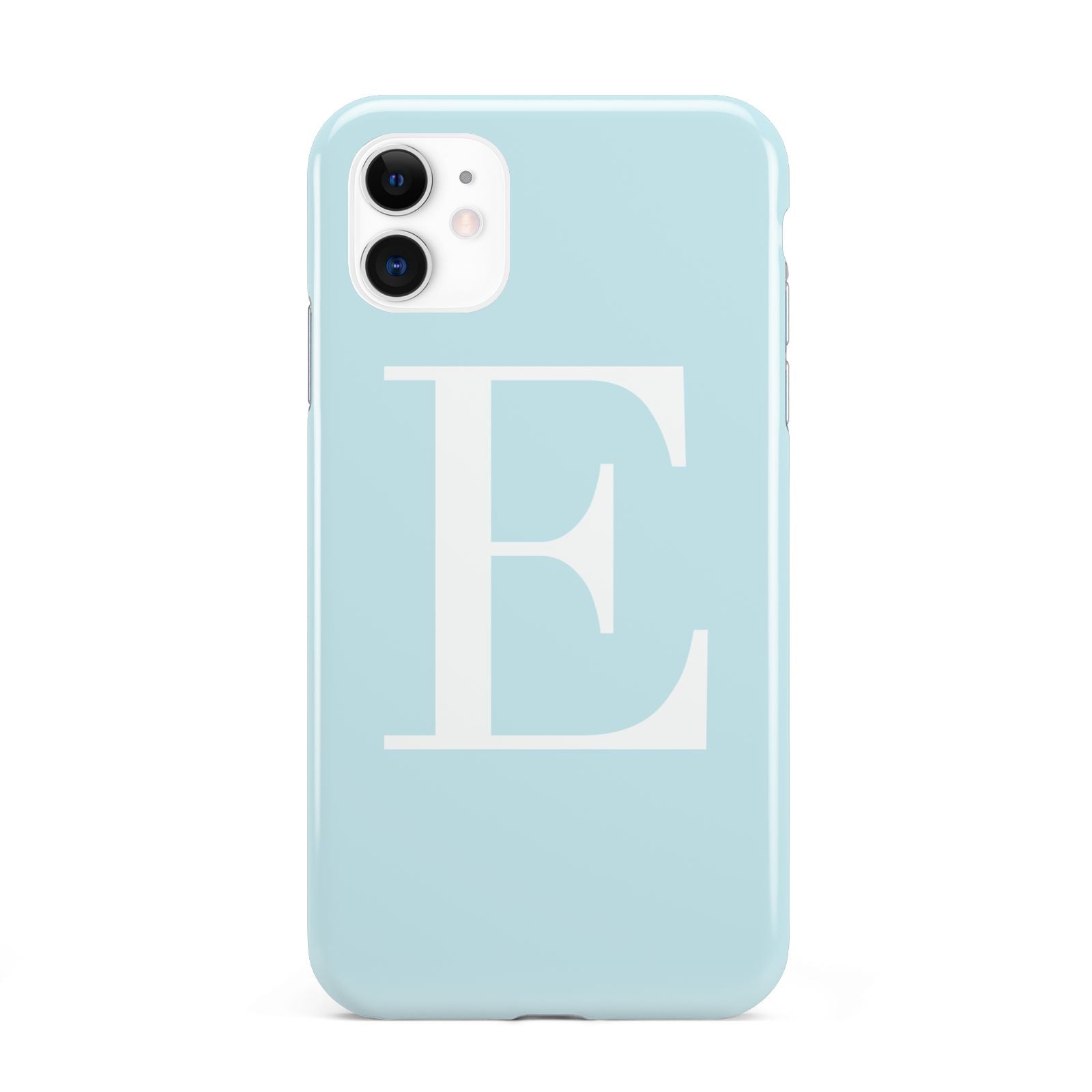 Blue with White Personalised Monogram iPhone 11 3D Tough Case