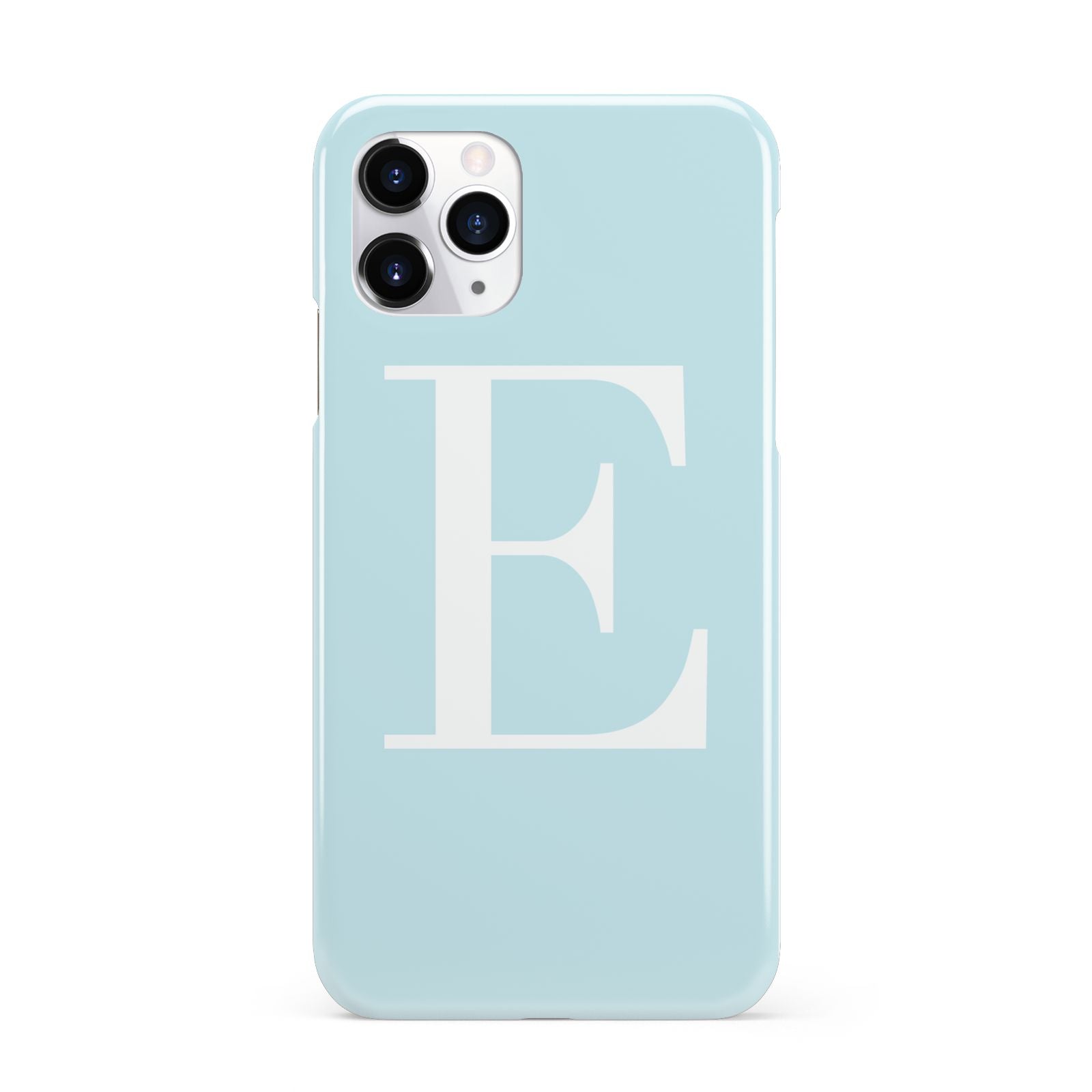 Blue with White Personalised Monogram iPhone 11 Pro 3D Snap Case