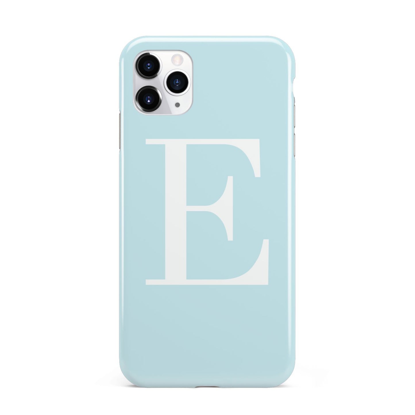 Blue with White Personalised Monogram iPhone 11 Pro Max 3D Tough Case