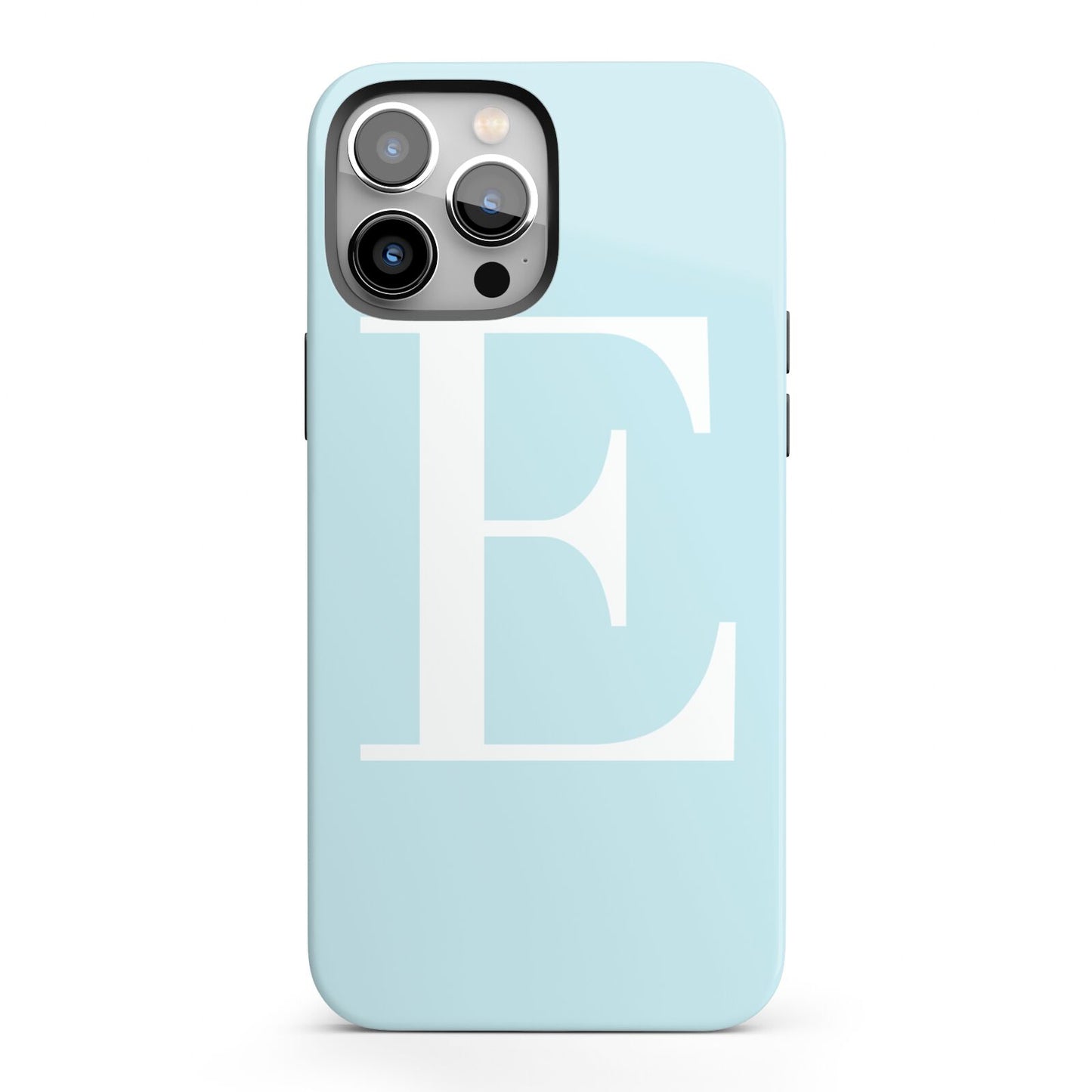 Blue with White Personalised Monogram iPhone 13 Pro Max Full Wrap 3D Tough Case