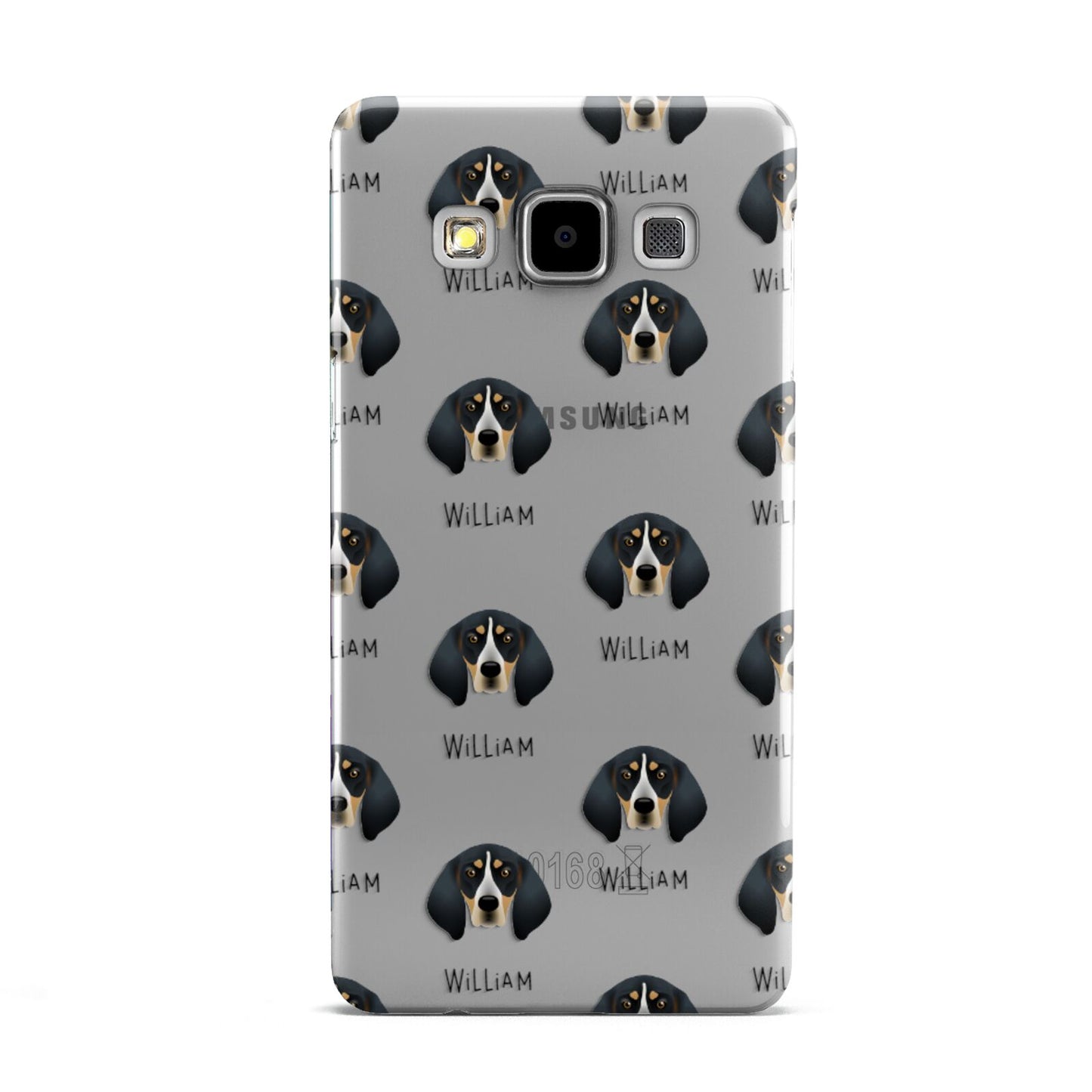 Bluetick Coonhound Icon with Name Samsung Galaxy A5 Case