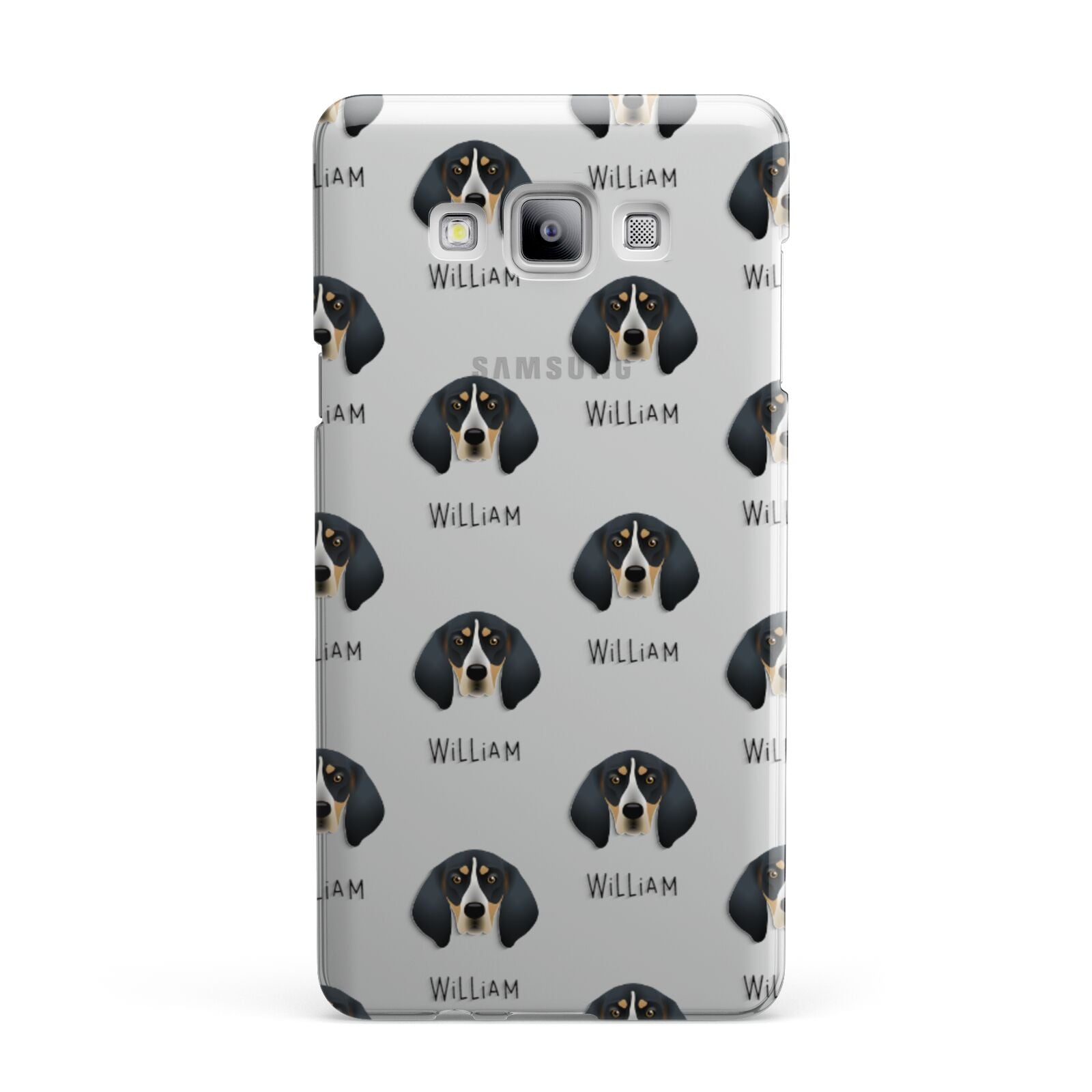Bluetick Coonhound Icon with Name Samsung Galaxy A7 2015 Case