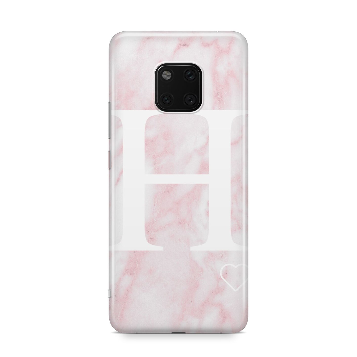 Blush Marble Custom Initial Personalised Huawei Mate 20 Pro Phone Case