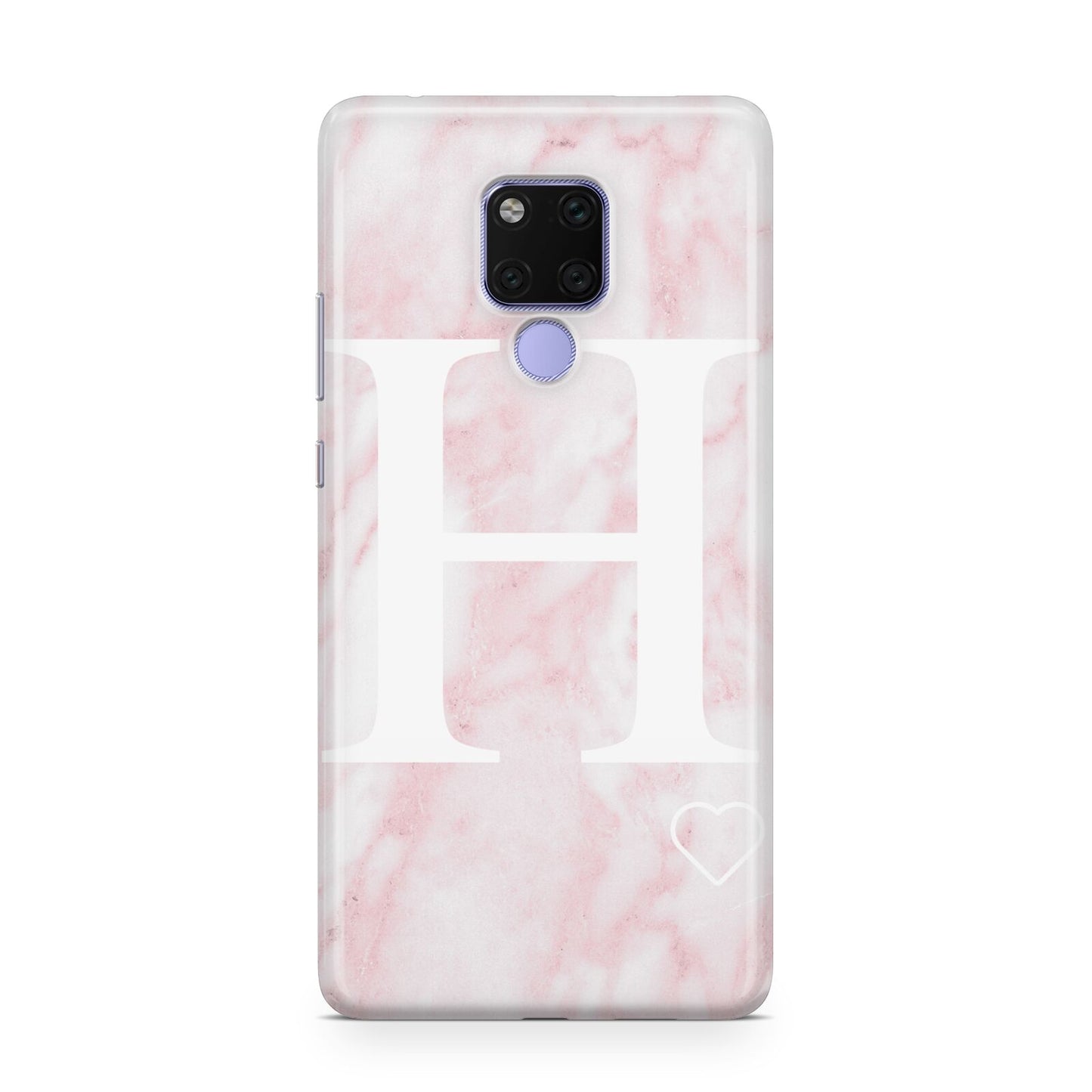 Blush Marble Custom Initial Personalised Huawei Mate 20X Phone Case