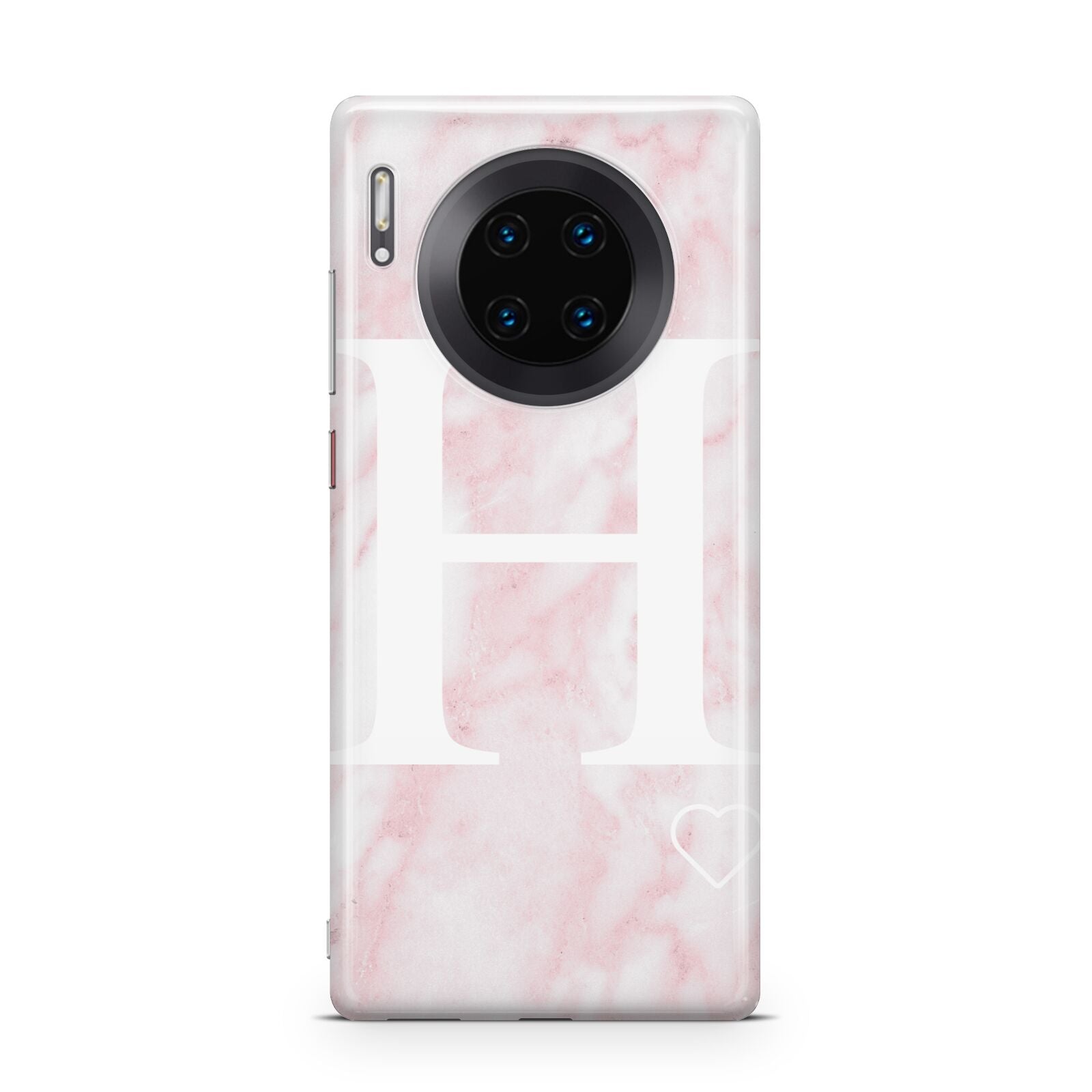 Blush Marble Custom Initial Personalised Huawei Mate 30 Pro Phone Case