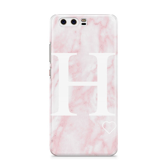 Blush Marble Custom Initial Personalised Huawei P10 Phone Case