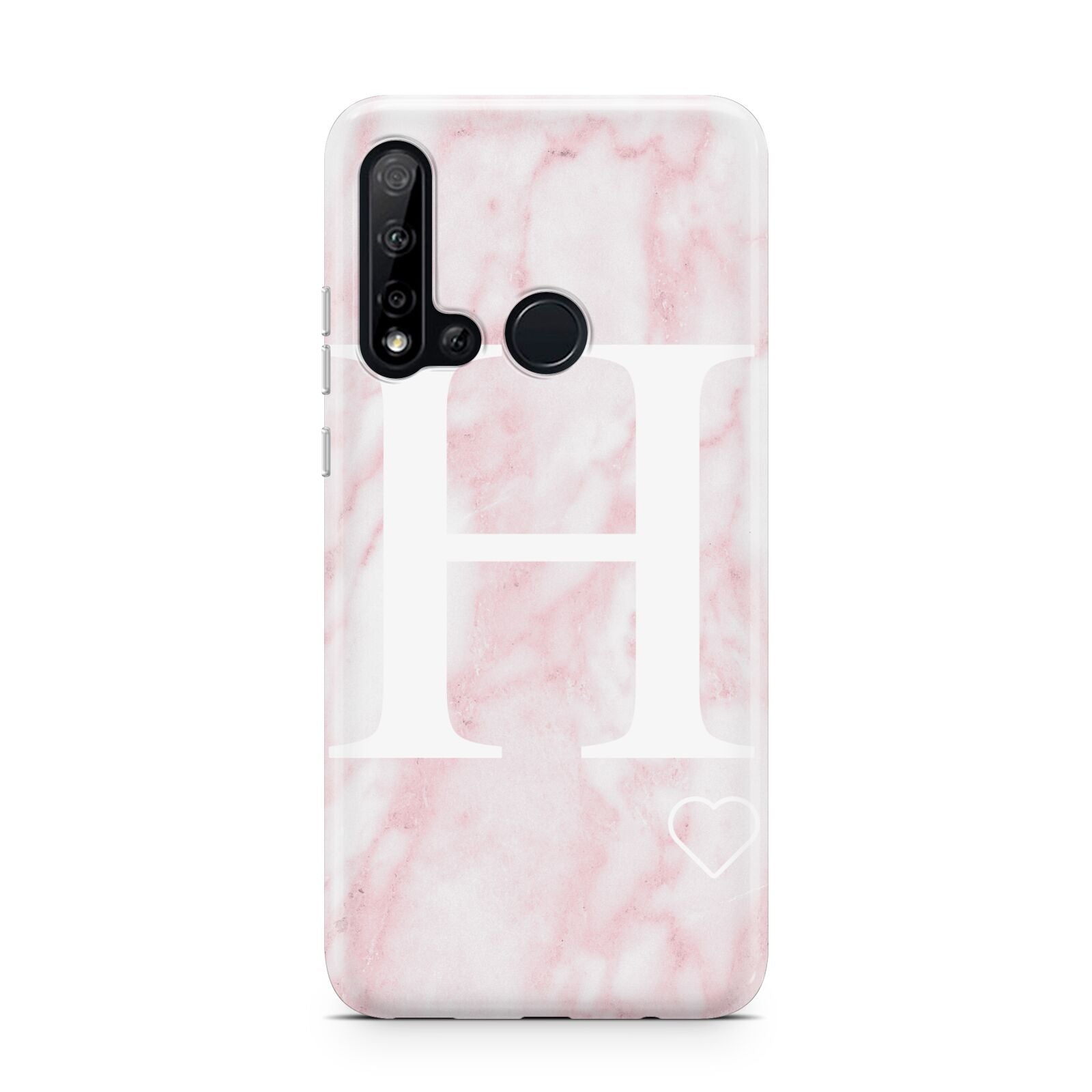 Blush Marble Custom Initial Personalised Huawei P20 Lite 5G Phone Case