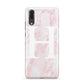 Blush Marble Custom Initial Personalised Huawei P20 Phone Case