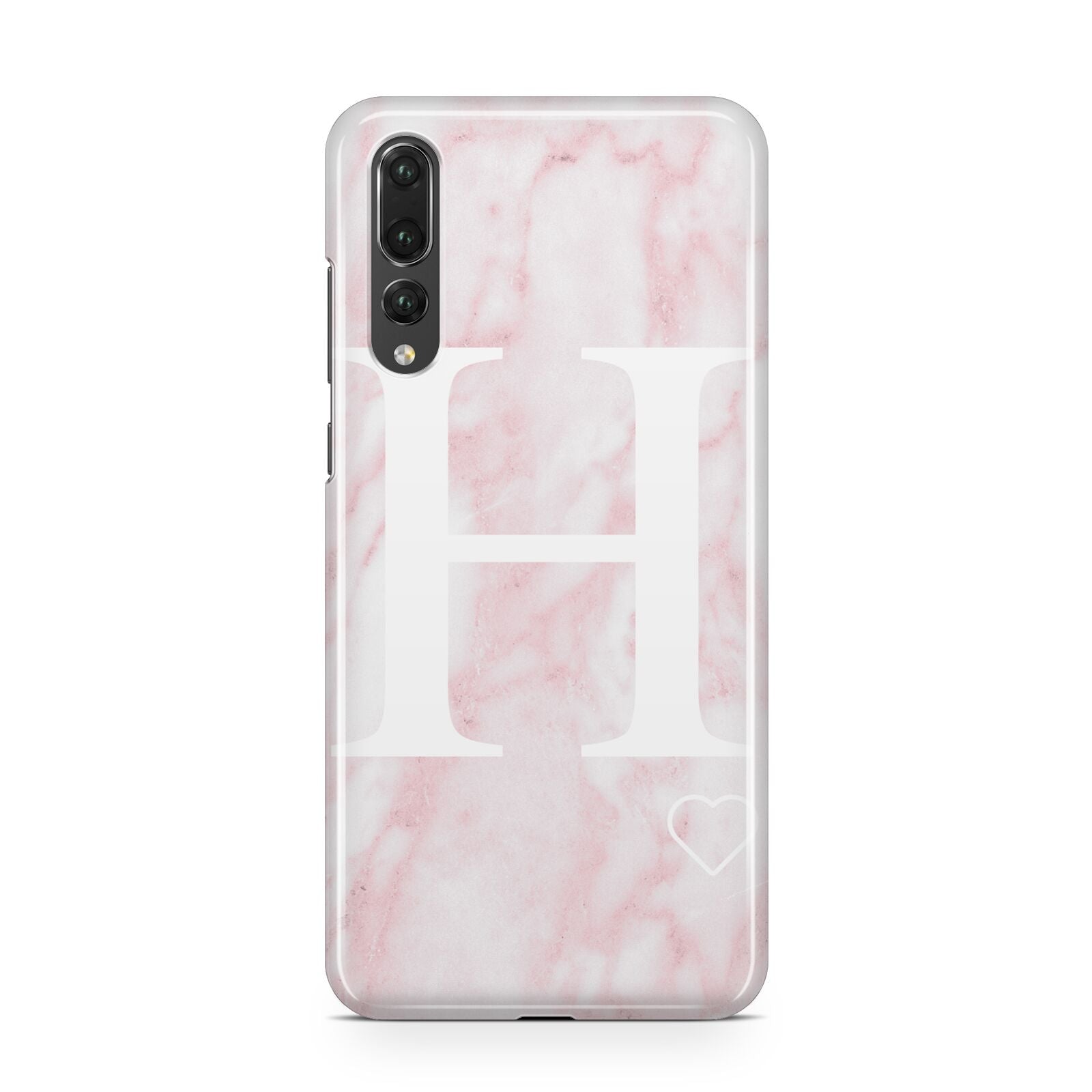Blush Marble Custom Initial Personalised Huawei P20 Pro Phone Case