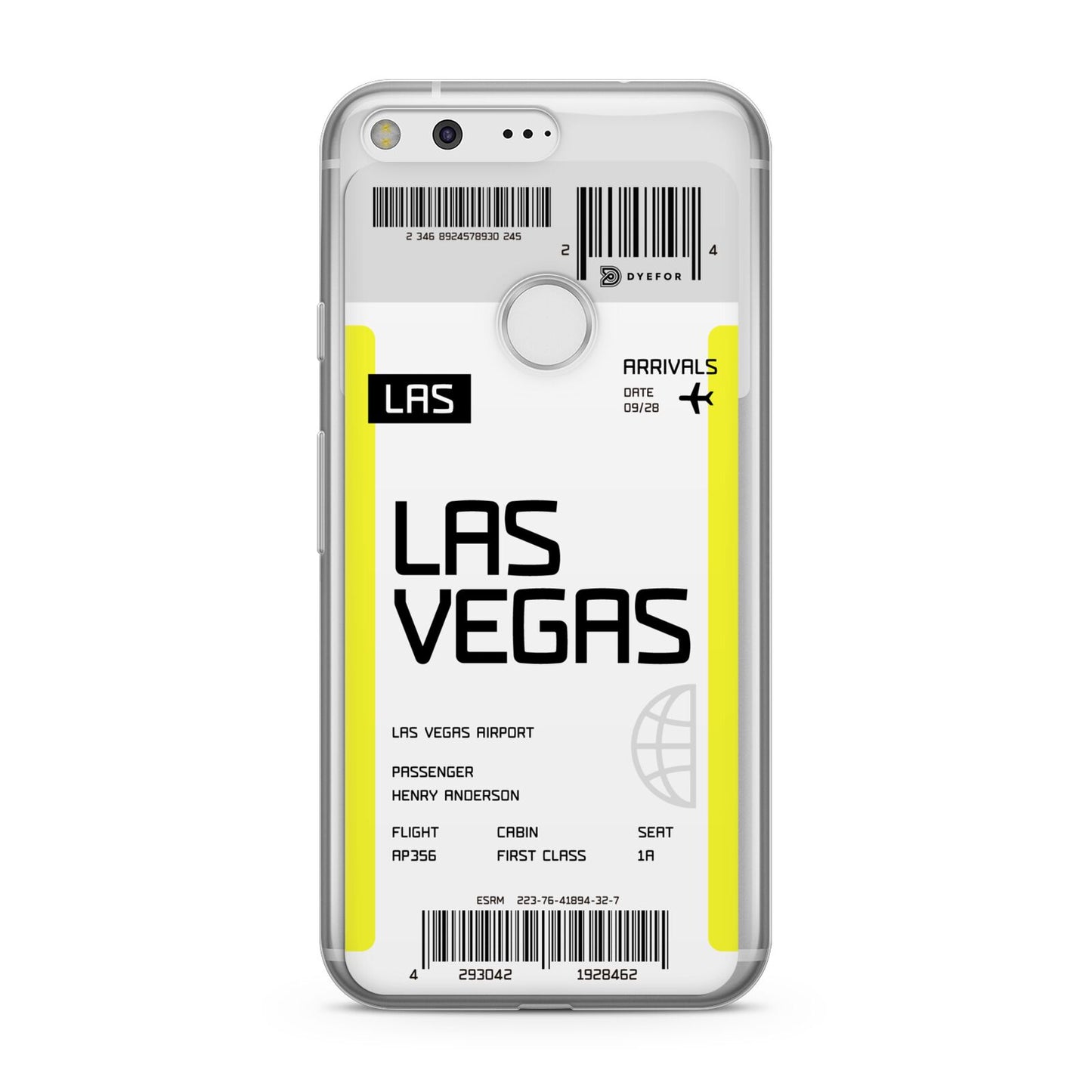 Boarding Pass Google Pixel Case