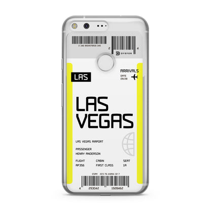 Boarding Pass Google Pixel Case