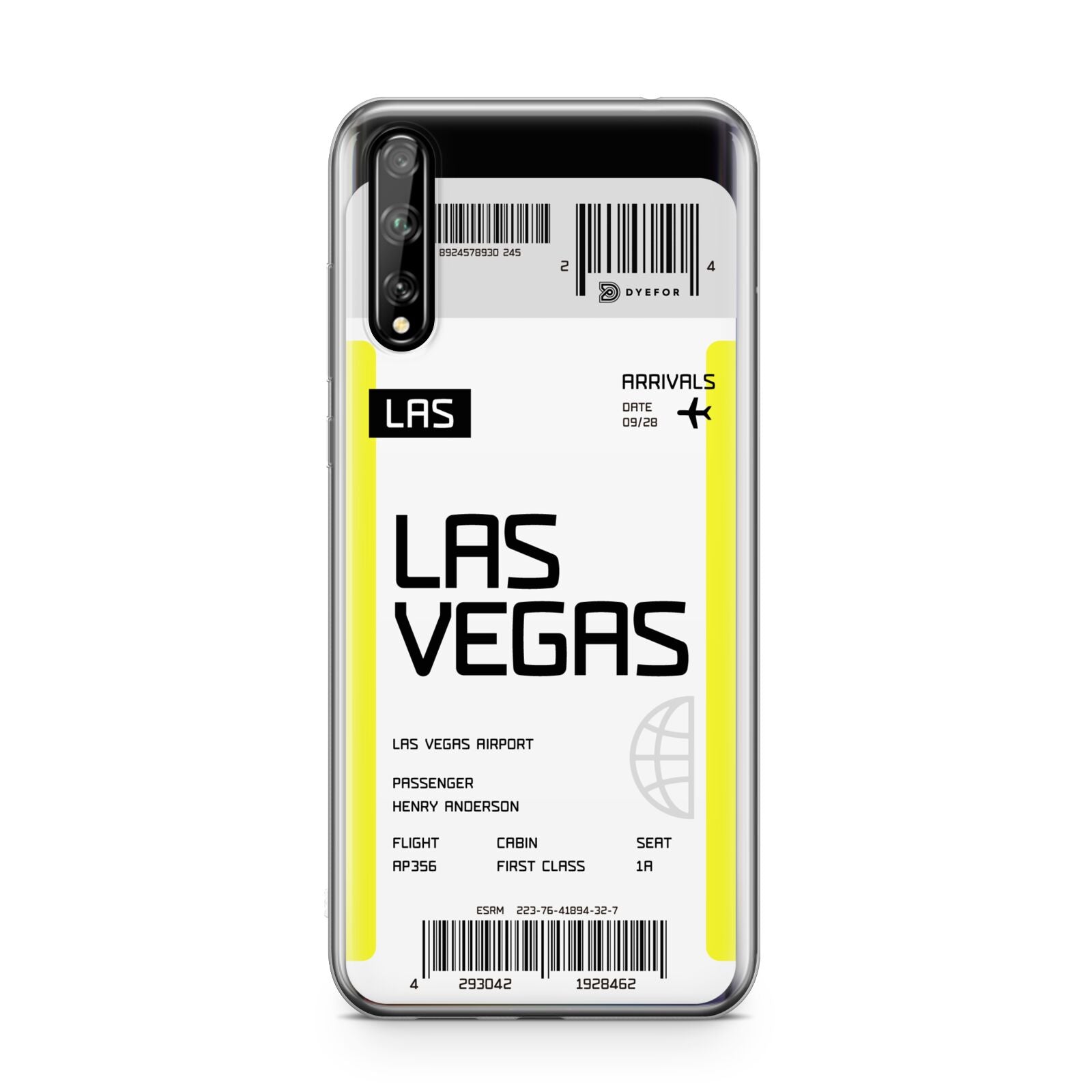 Boarding Pass Huawei Enjoy 10s Phone Case