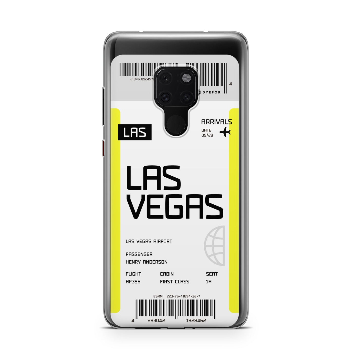 Boarding Pass Huawei Mate 20 Phone Case