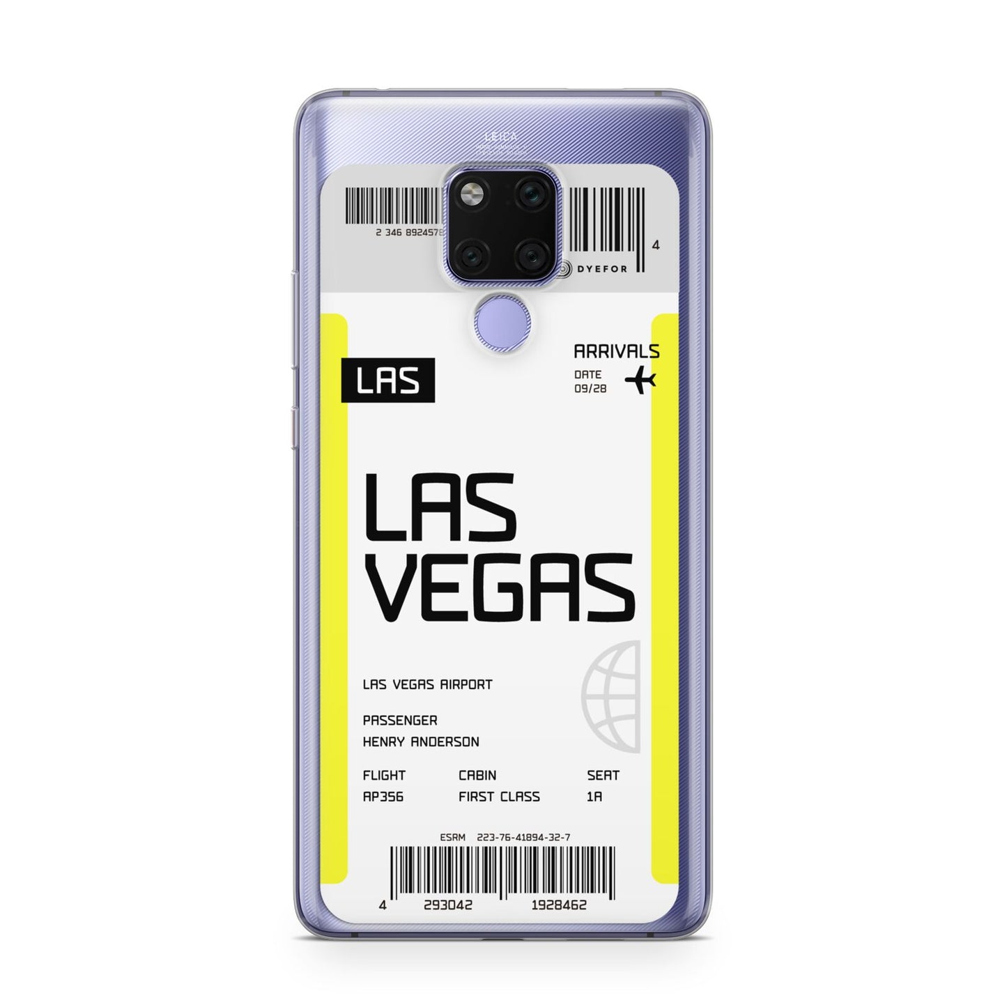 Boarding Pass Huawei Mate 20X Phone Case