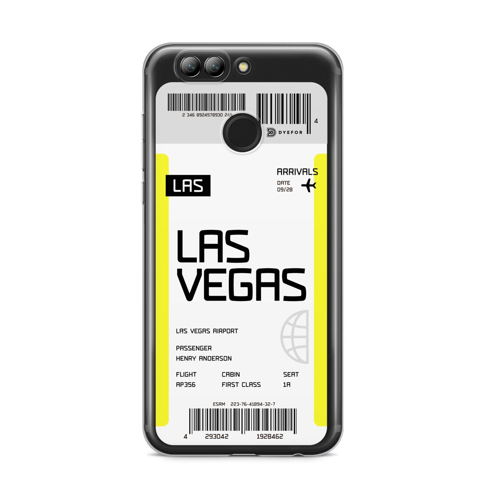 Boarding Pass Huawei Nova 2s Phone Case