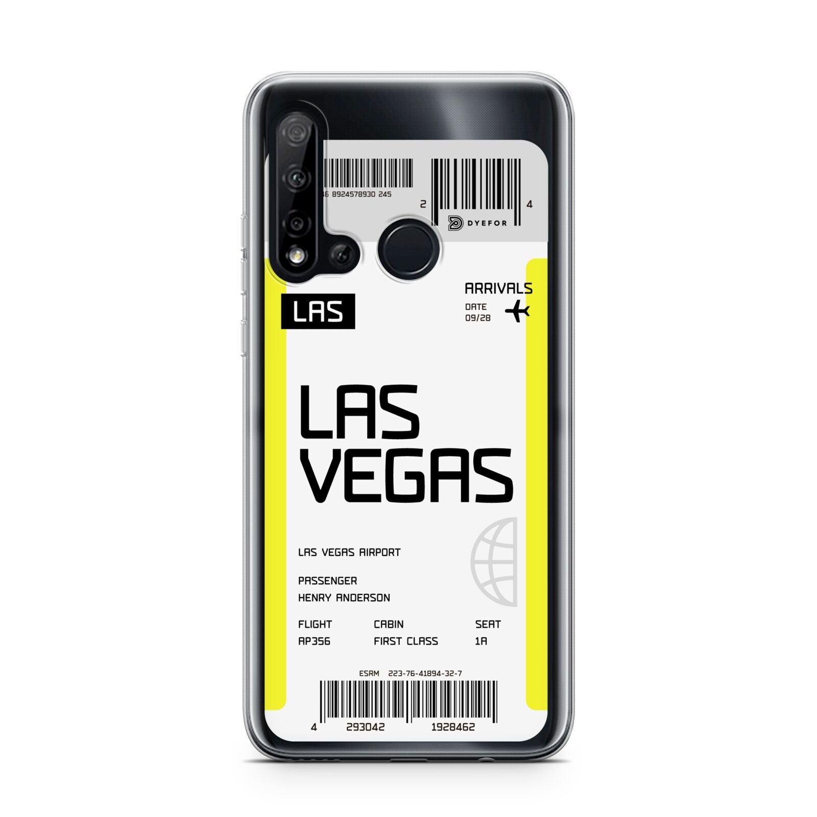 Boarding Pass Huawei P20 Lite 5G Phone Case