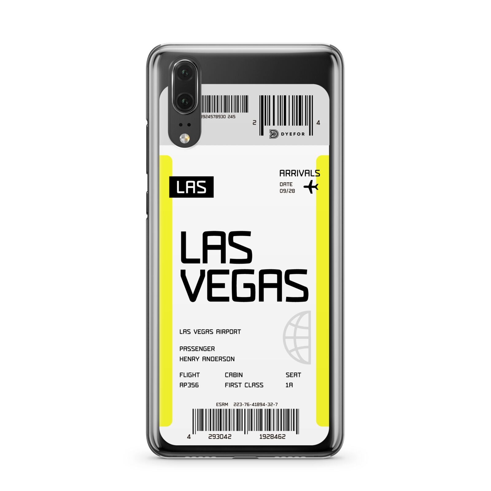 Boarding Pass Huawei P20 Phone Case