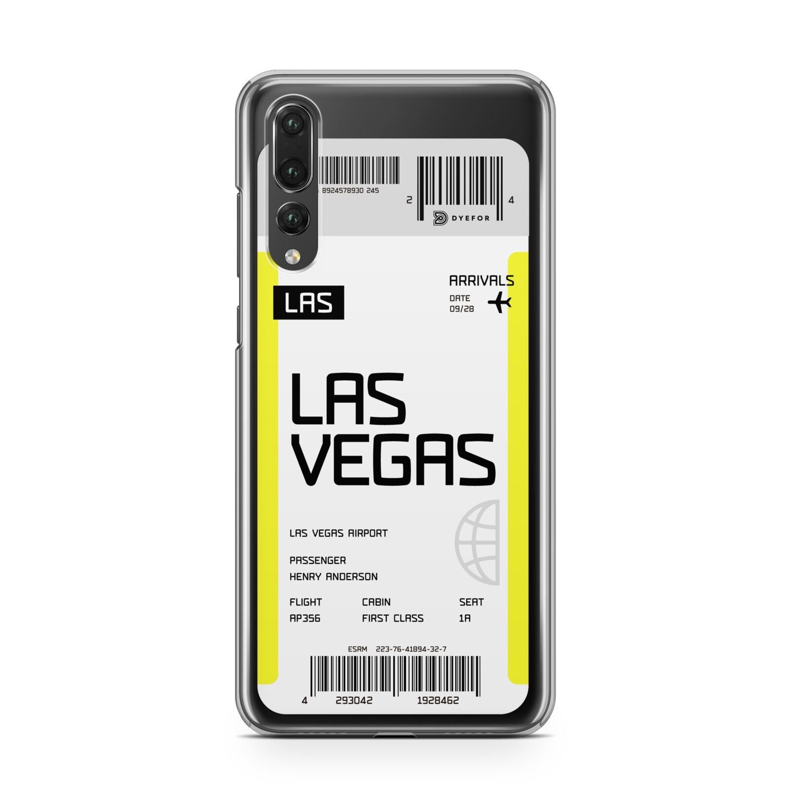 Boarding Pass Huawei P20 Pro Phone Case