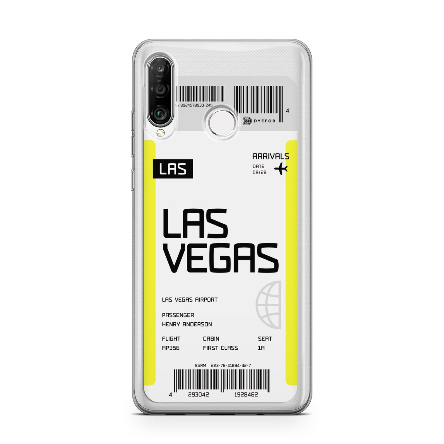 Boarding Pass Huawei P30 Lite Phone Case