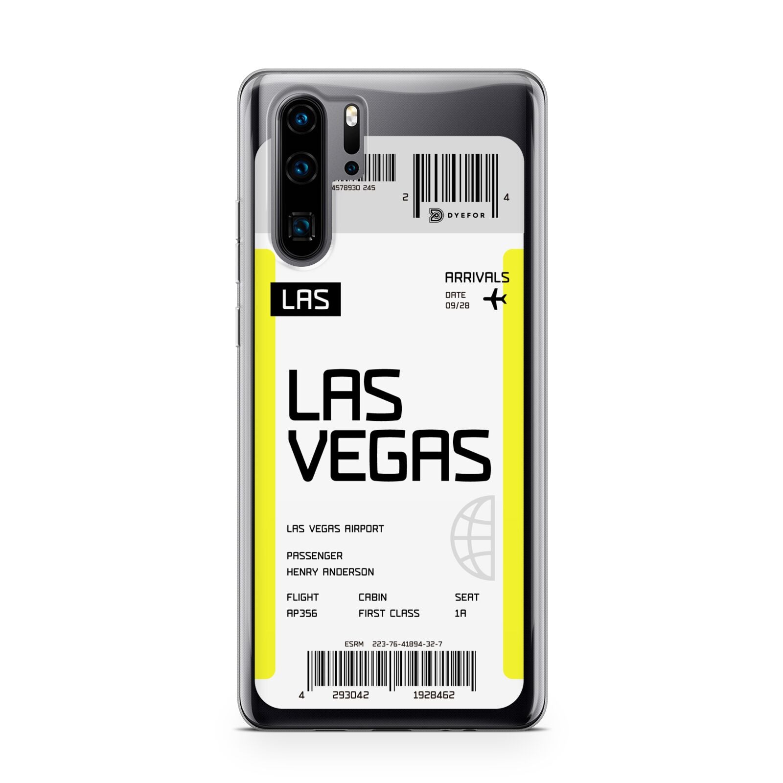 Boarding Pass Huawei P30 Pro Phone Case