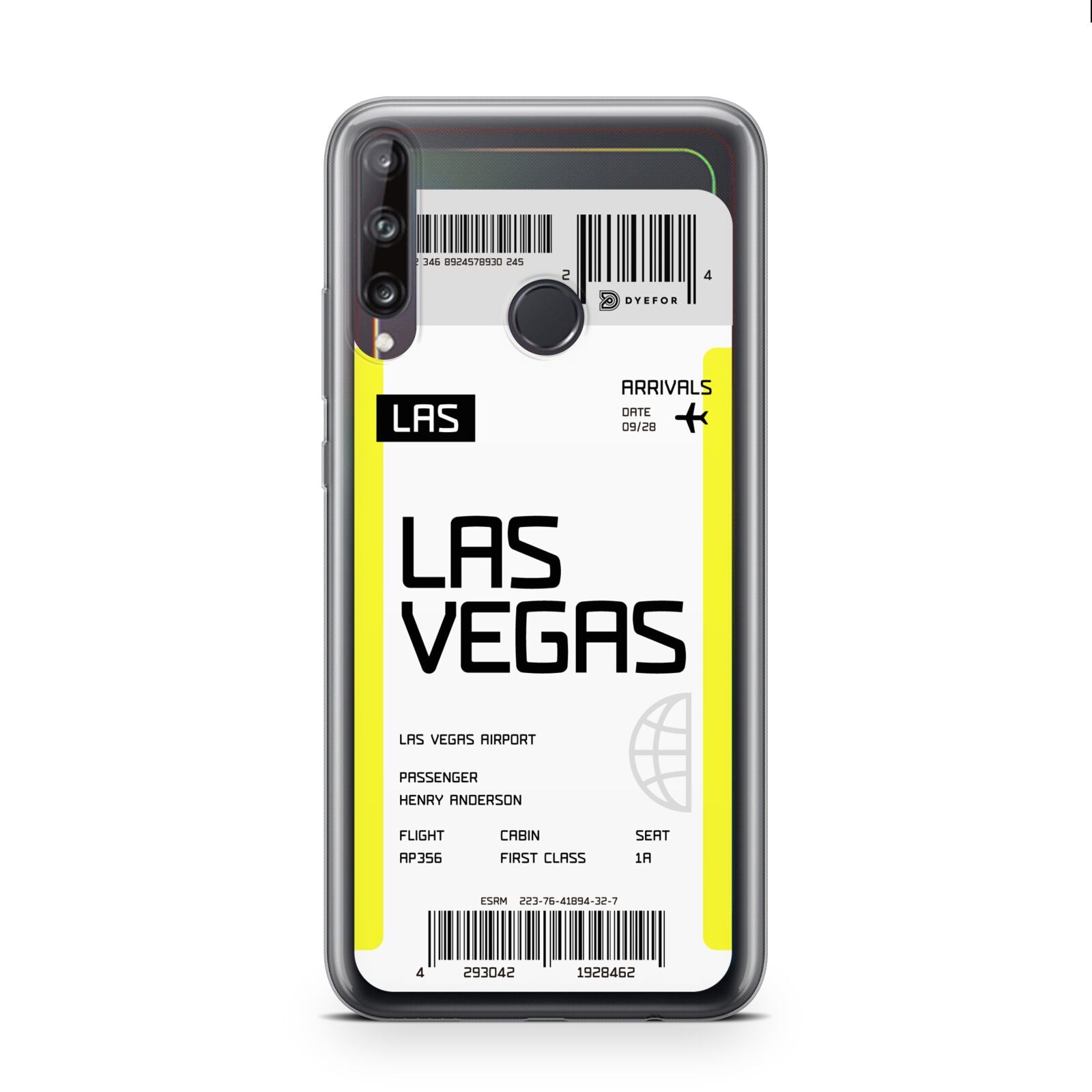 Boarding Pass Huawei P40 Lite E Phone Case