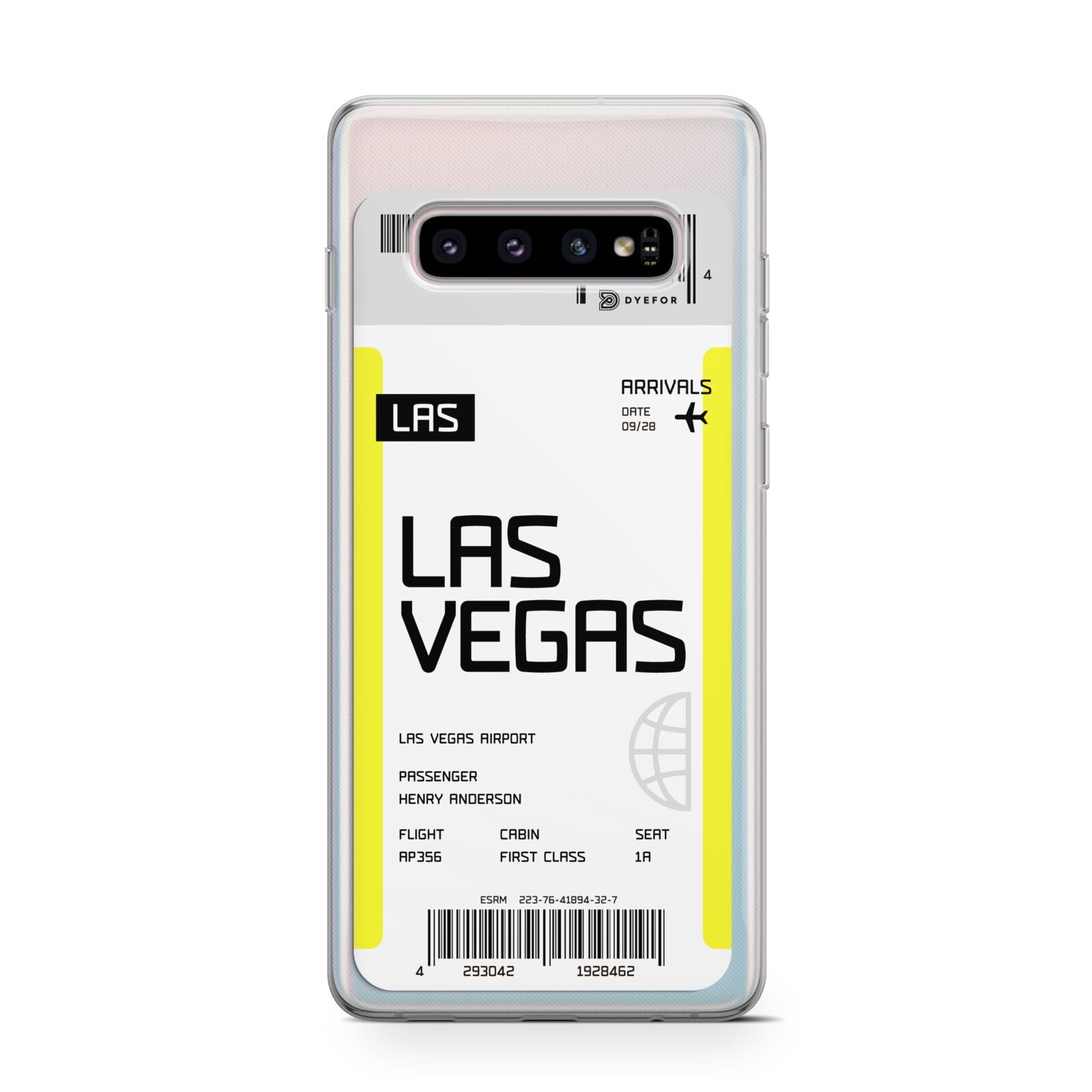 Boarding Pass Protective Samsung Galaxy Case