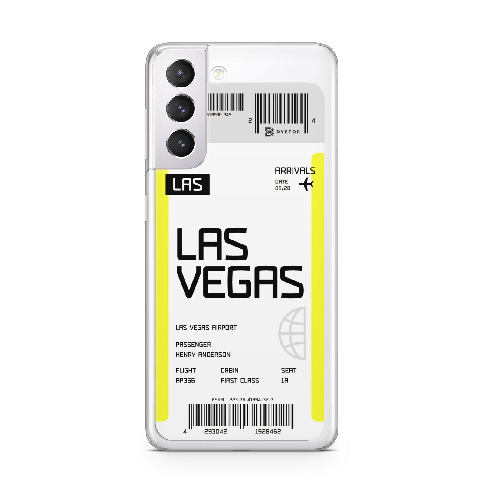 Boarding Pass Samsung S21 Case