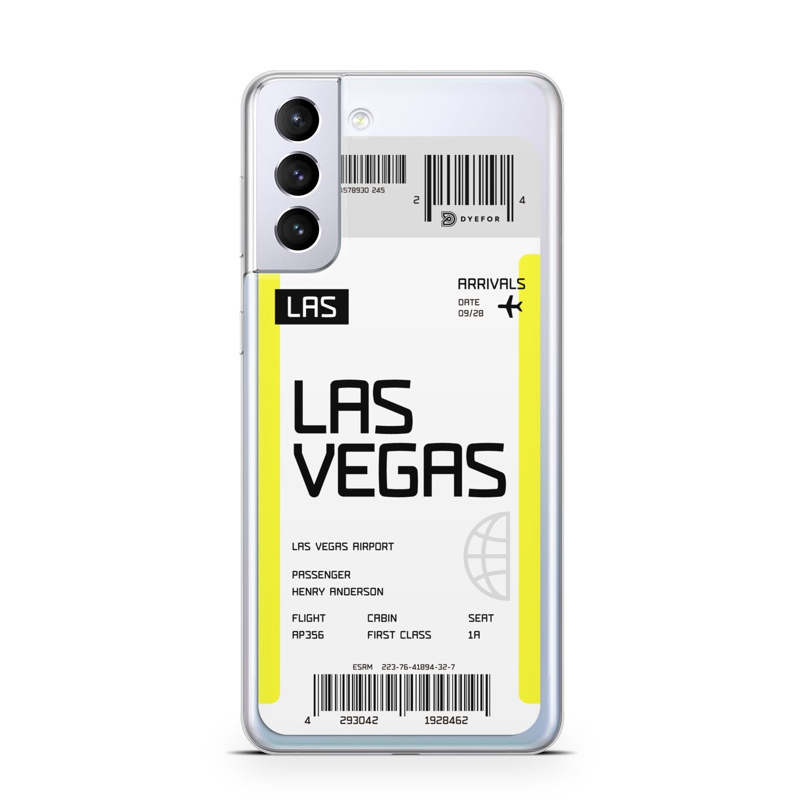 Boarding Pass Samsung S21 Plus Case