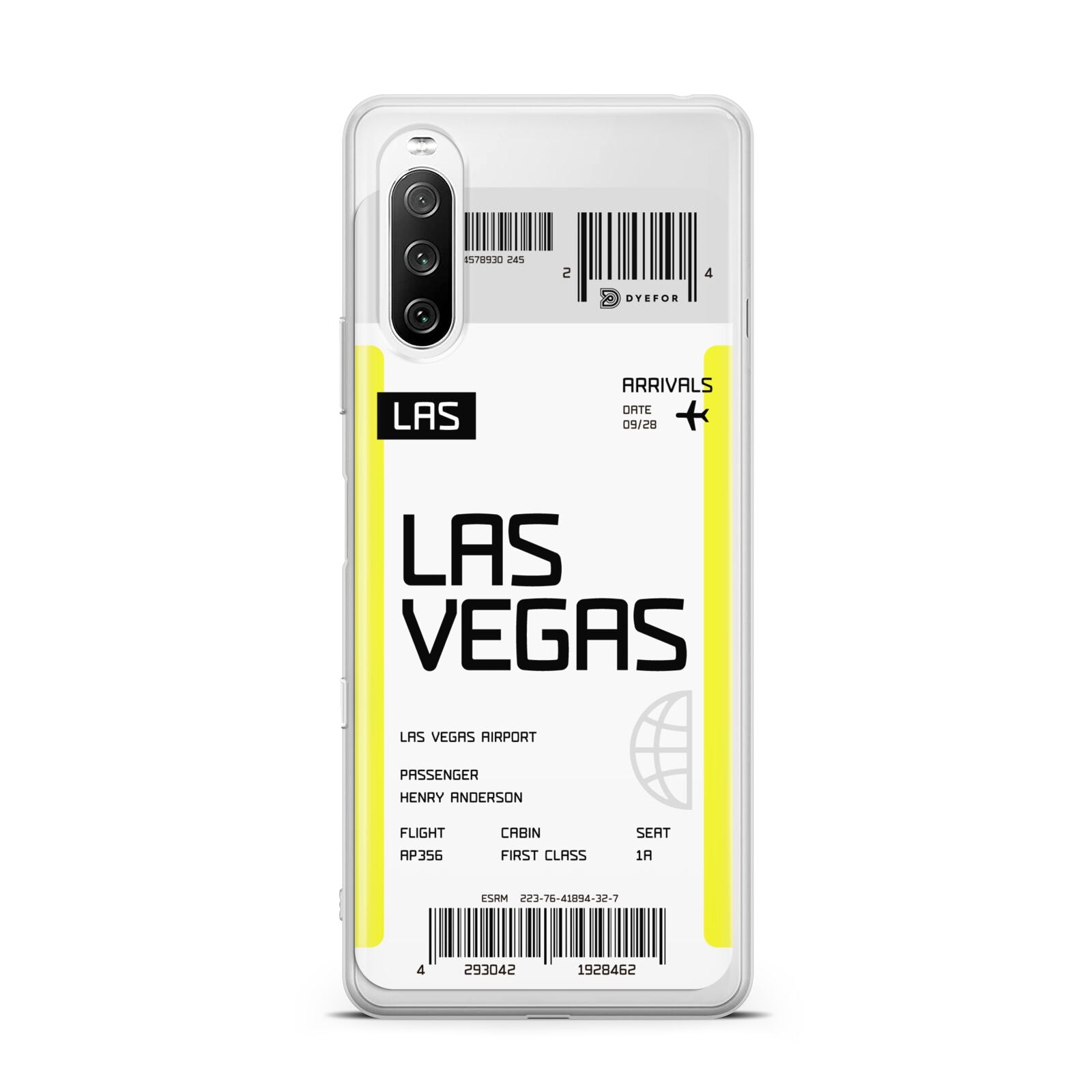 Boarding Pass Sony Xperia 10 III Case