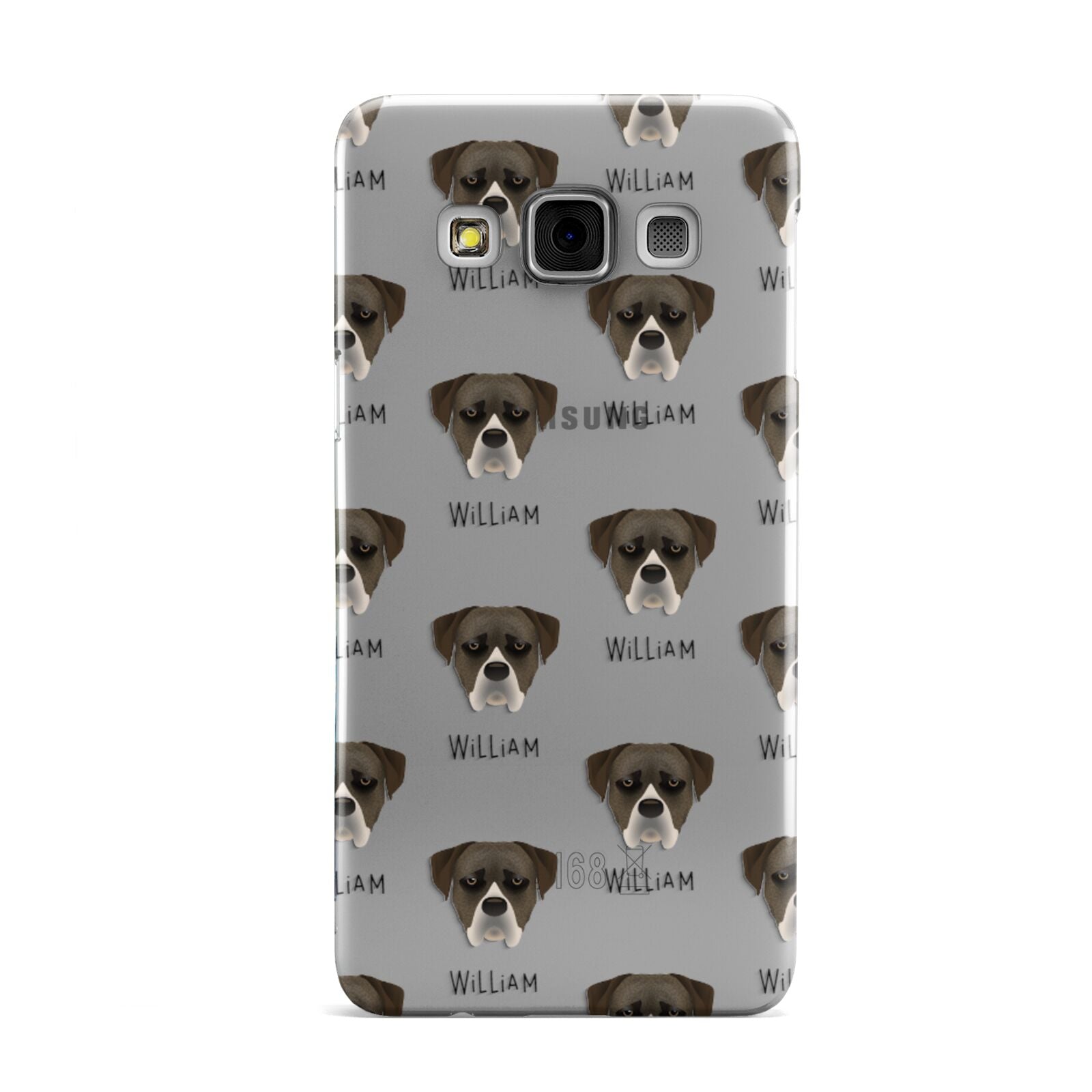 Boerboel Icon with Name Samsung Galaxy A3 Case