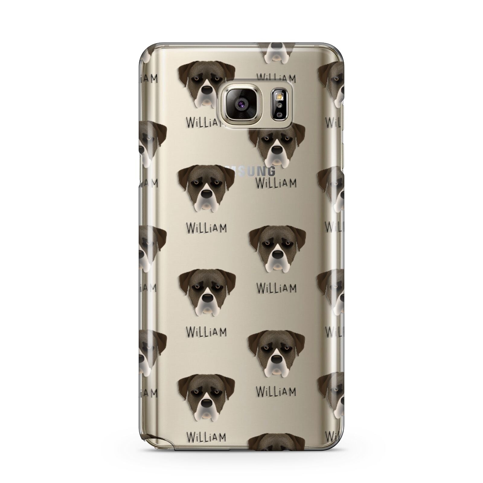 Boerboel Icon with Name Samsung Galaxy Note 5 Case