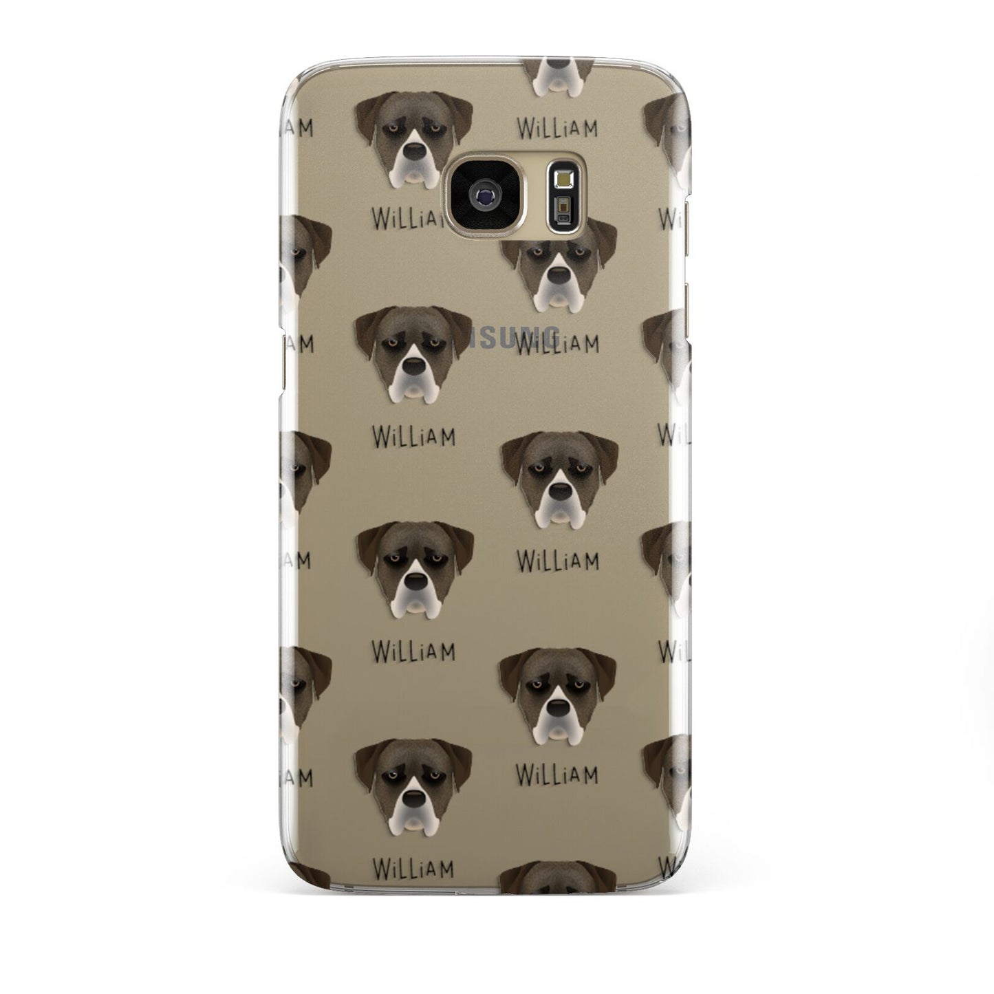 Boerboel Icon with Name Samsung Galaxy S7 Edge Case