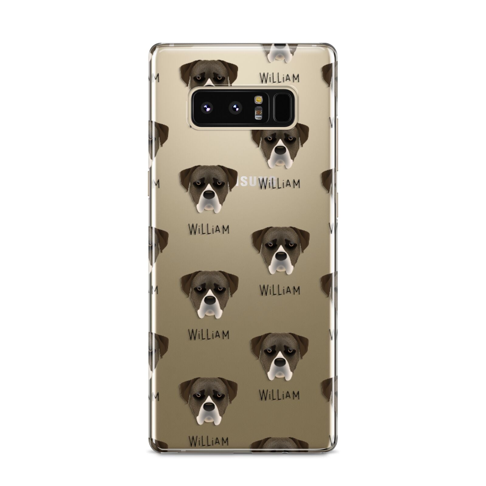 Boerboel Icon with Name Samsung Galaxy S8 Case