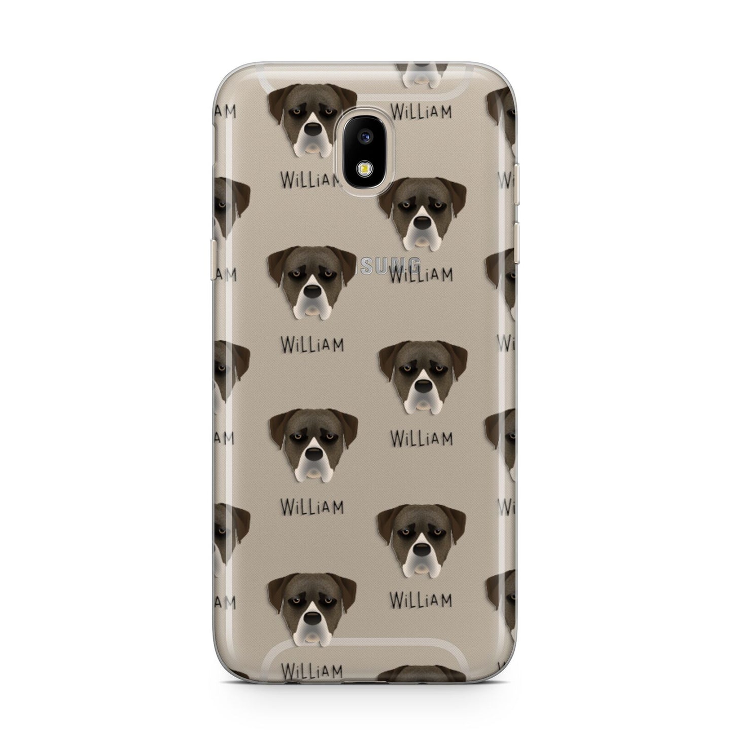 Boerboel Icon with Name Samsung J5 2017 Case