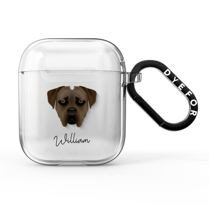 Boerboel Personalised AirPods Clear Case