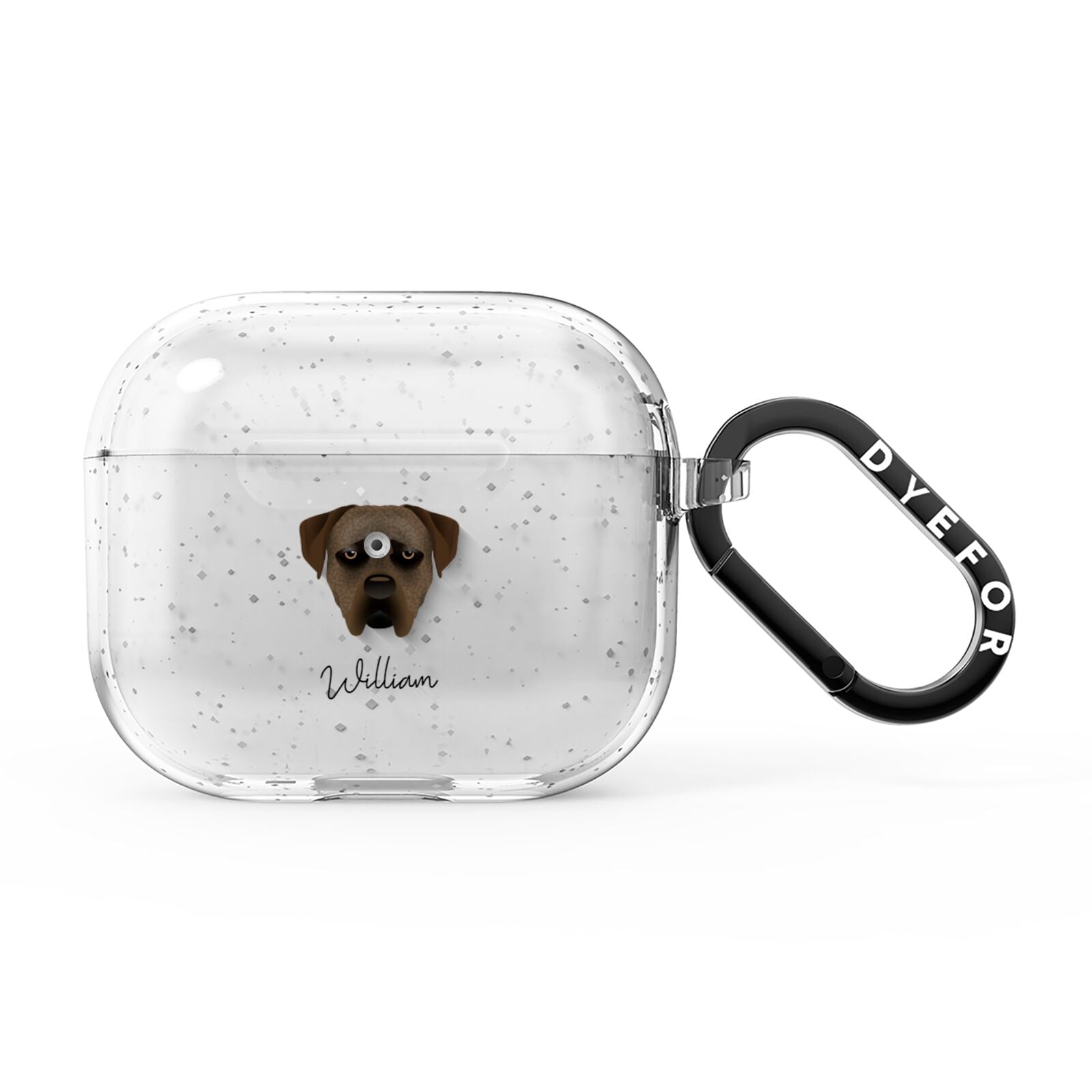 Boerboel Personalised AirPods Glitter Case 3rd Gen