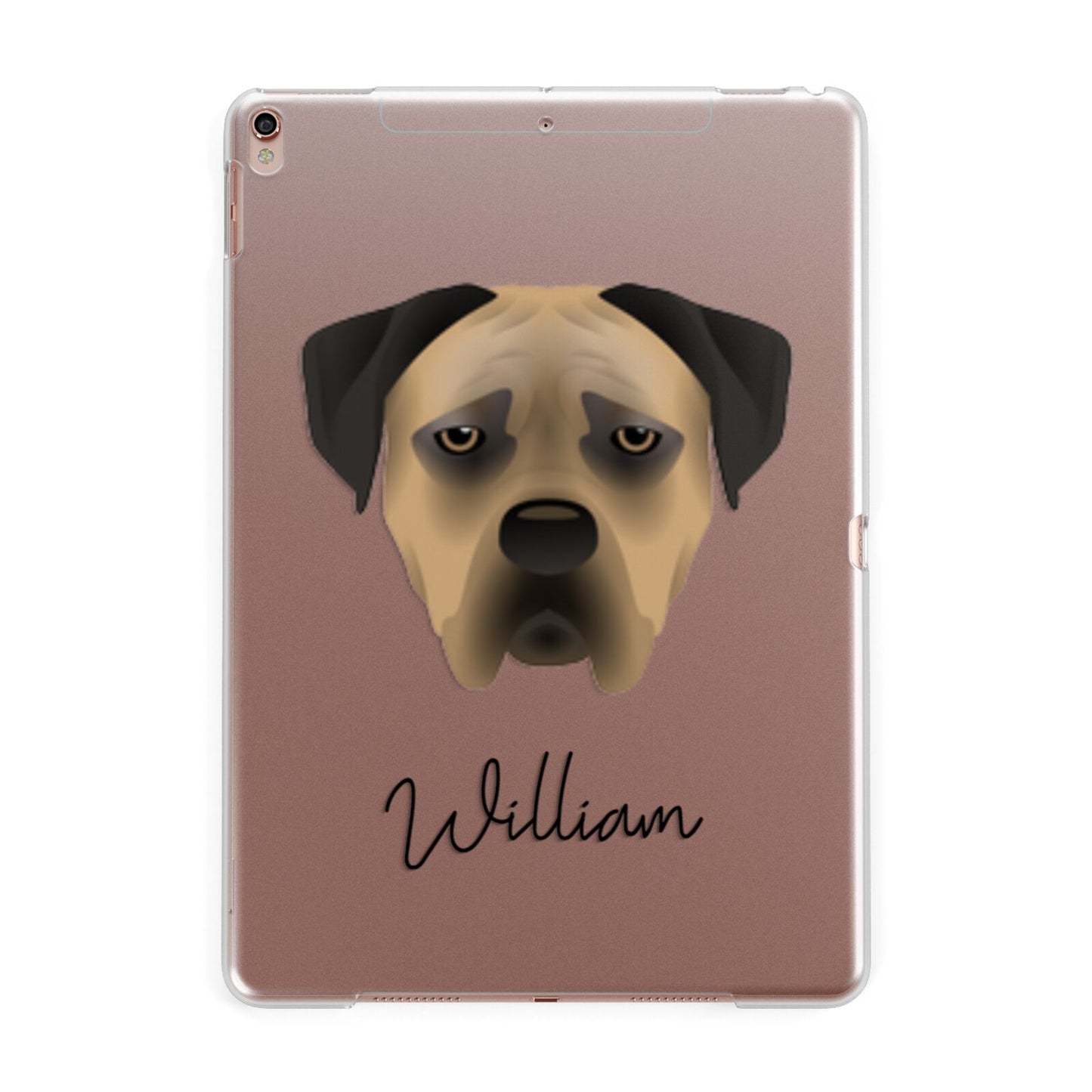 Boerboel Personalised Apple iPad Rose Gold Case