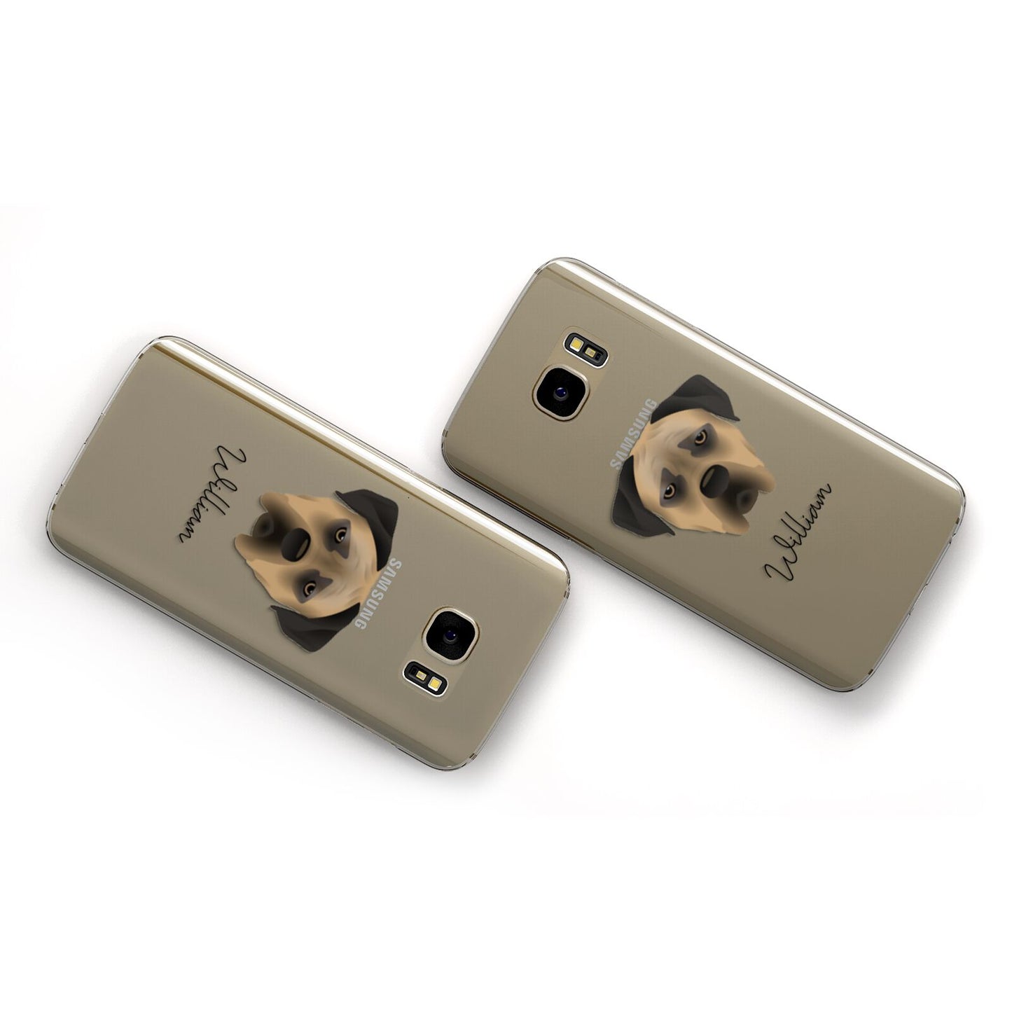 Boerboel Personalised Samsung Galaxy Case Flat Overview