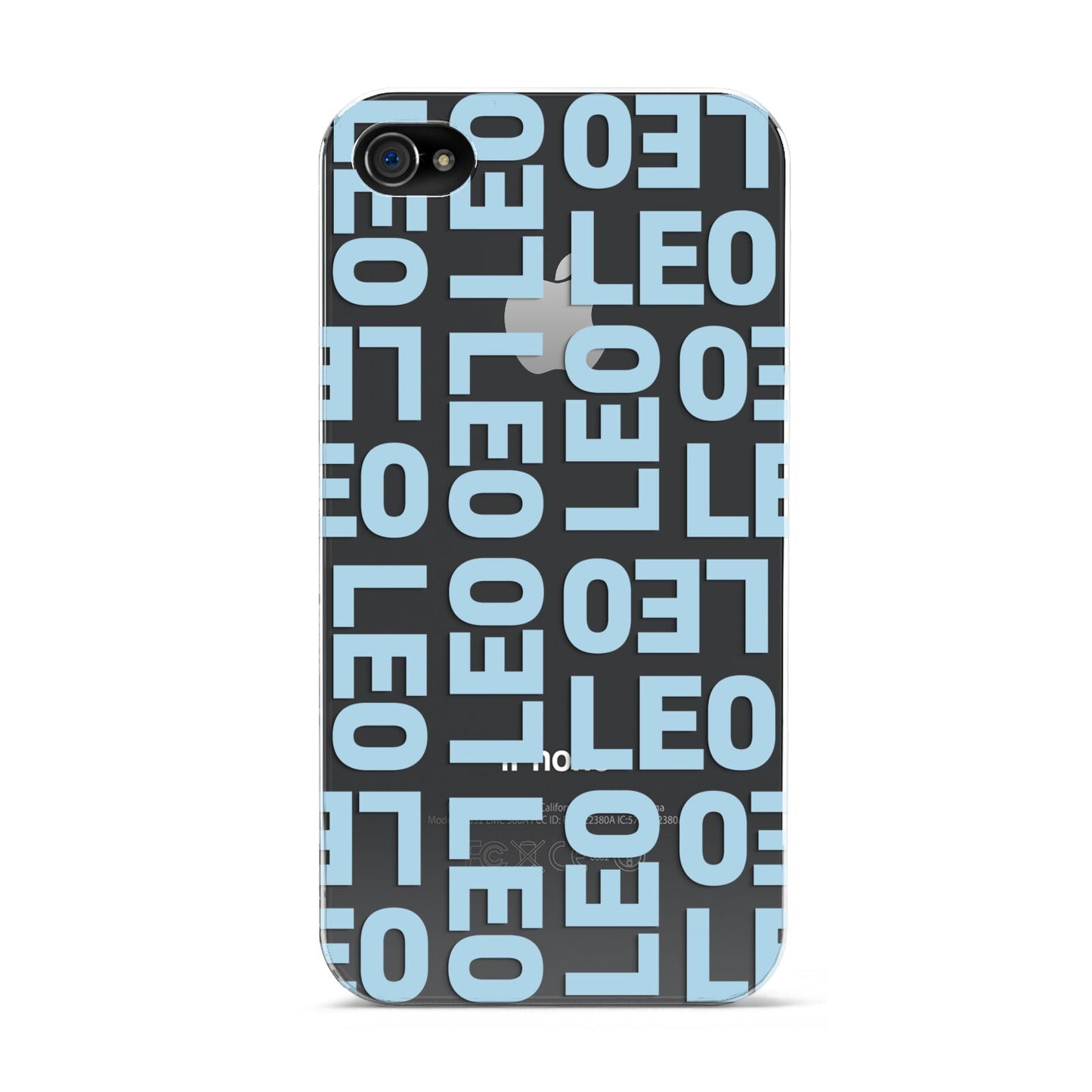 Bold Blue Block Names Apple iPhone 4s Case