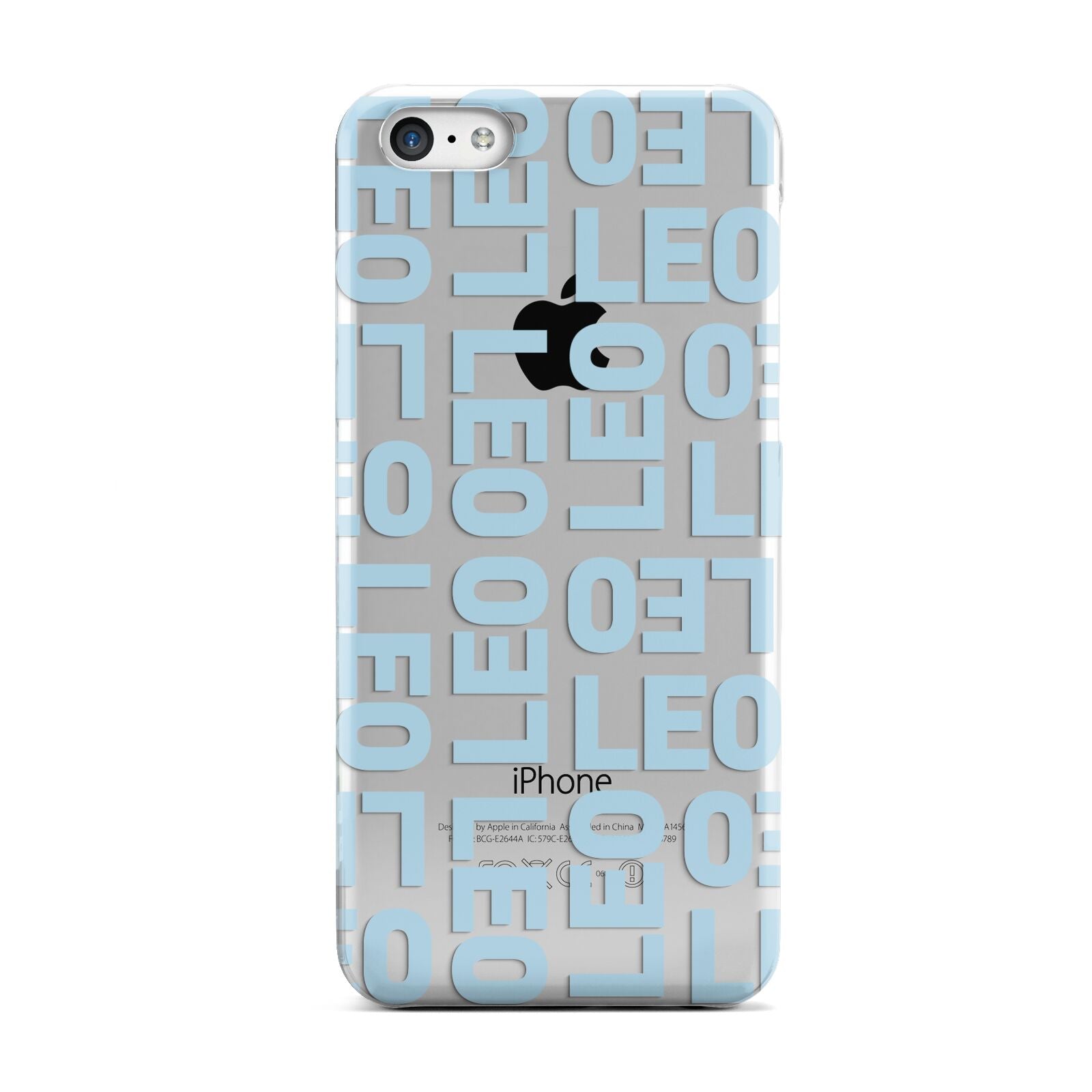 Bold Blue Block Names Apple iPhone 5c Case