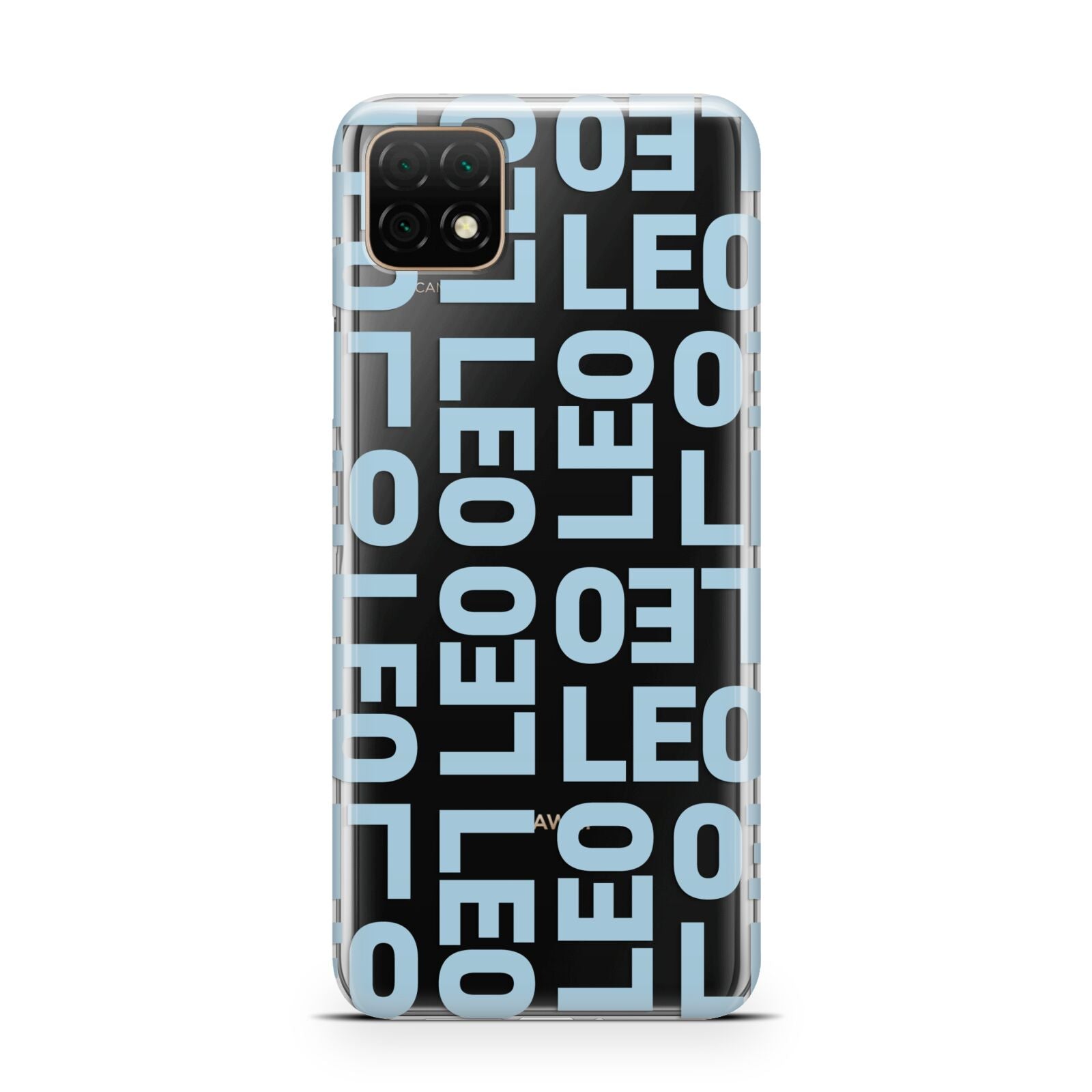 Bold Blue Block Names Huawei Enjoy 20 Phone Case