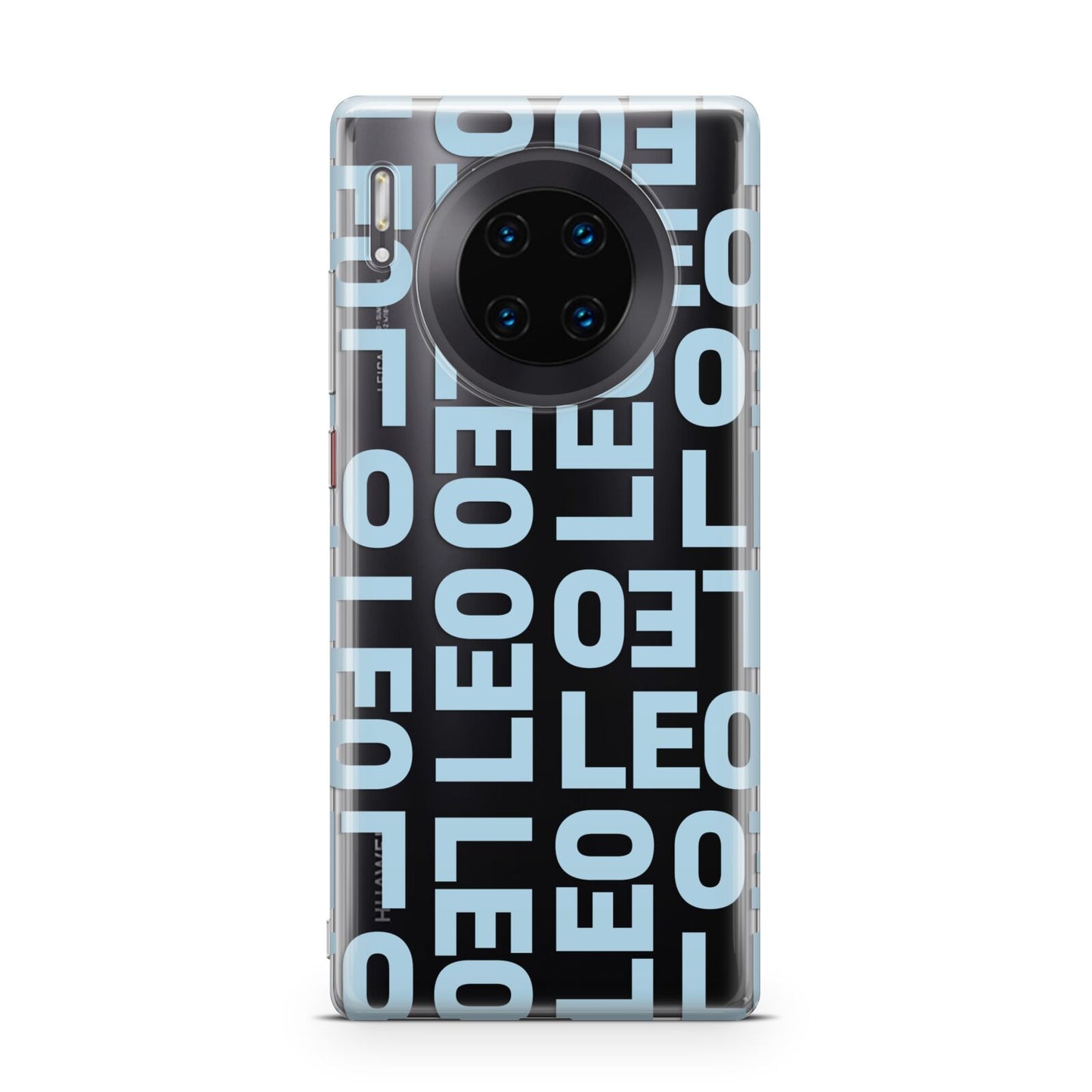 Bold Blue Block Names Huawei Mate 30 Pro Phone Case