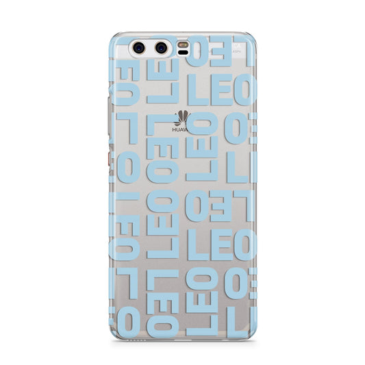 Bold Blue Block Names Huawei P10 Phone Case