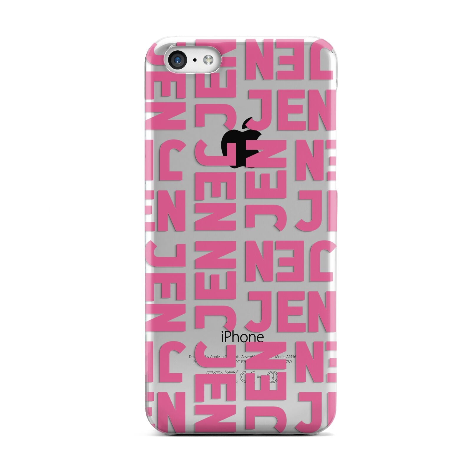 Bold Pink Repeating Name Apple iPhone 5c Case